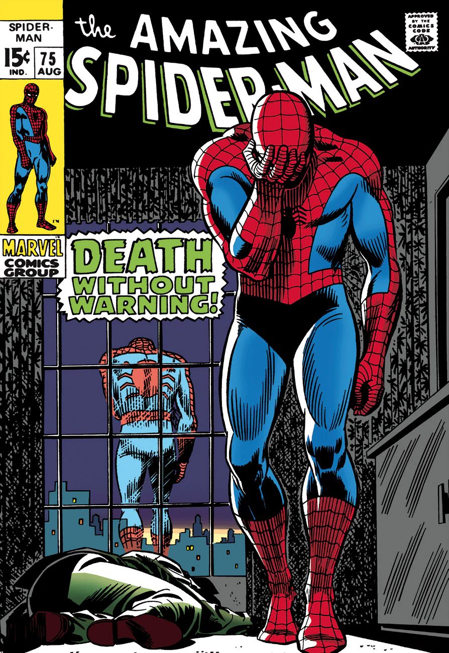 The Amazing Spider-Man #75 - Death Without Warning! - Boxed Canvas Edition
