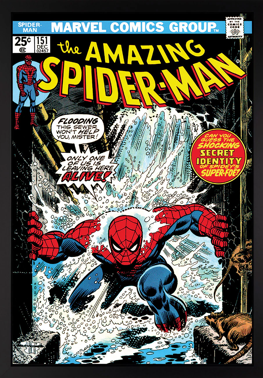 The Amazing Spider-Man #151 - Only One Of Us Is Leaving Here Alive! - Boxed Canvas