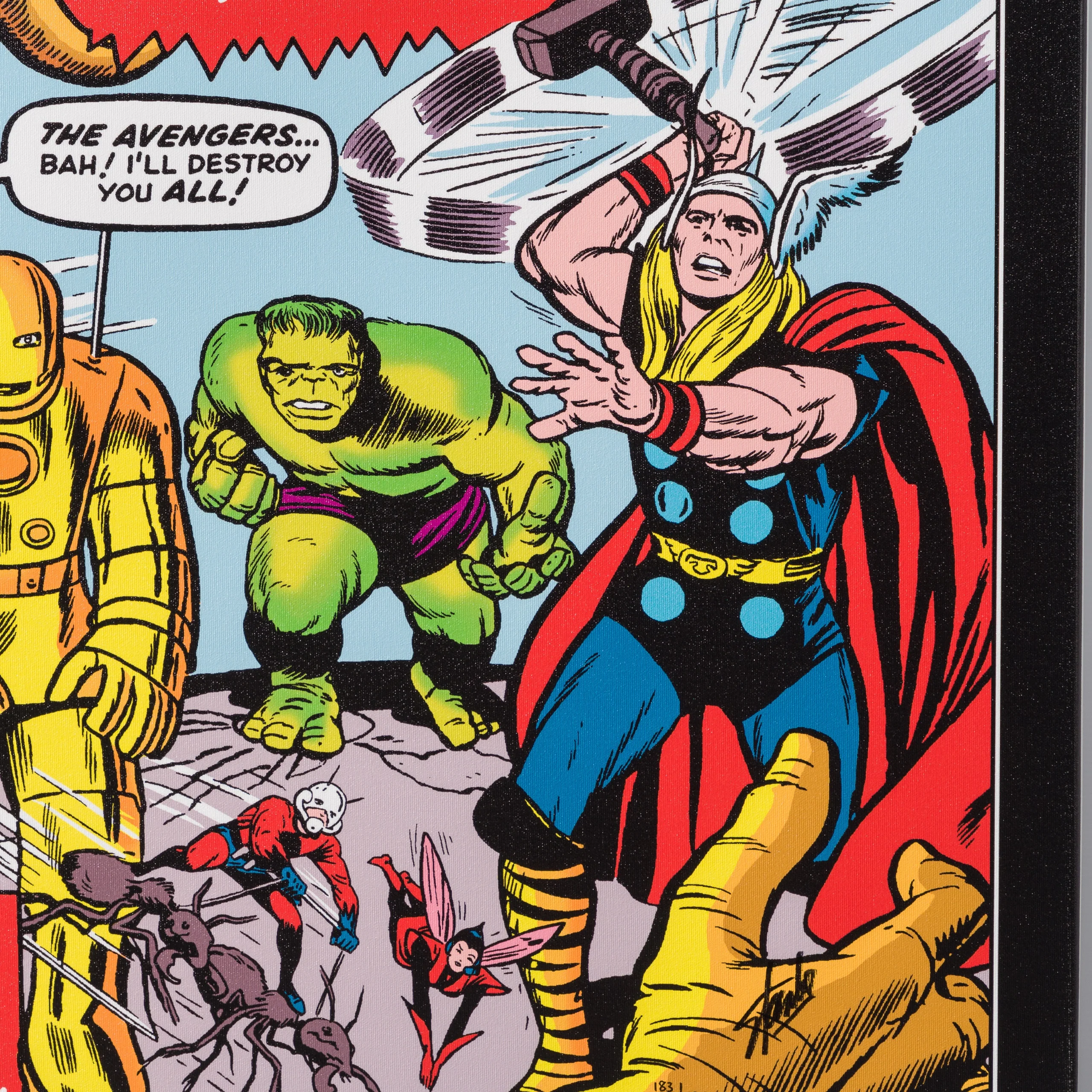 The Avengers #1 - Earth's Mightiest Superheroes! | Boxed Canvas Edition  | Hand-signed by Stan Lee - Image 4