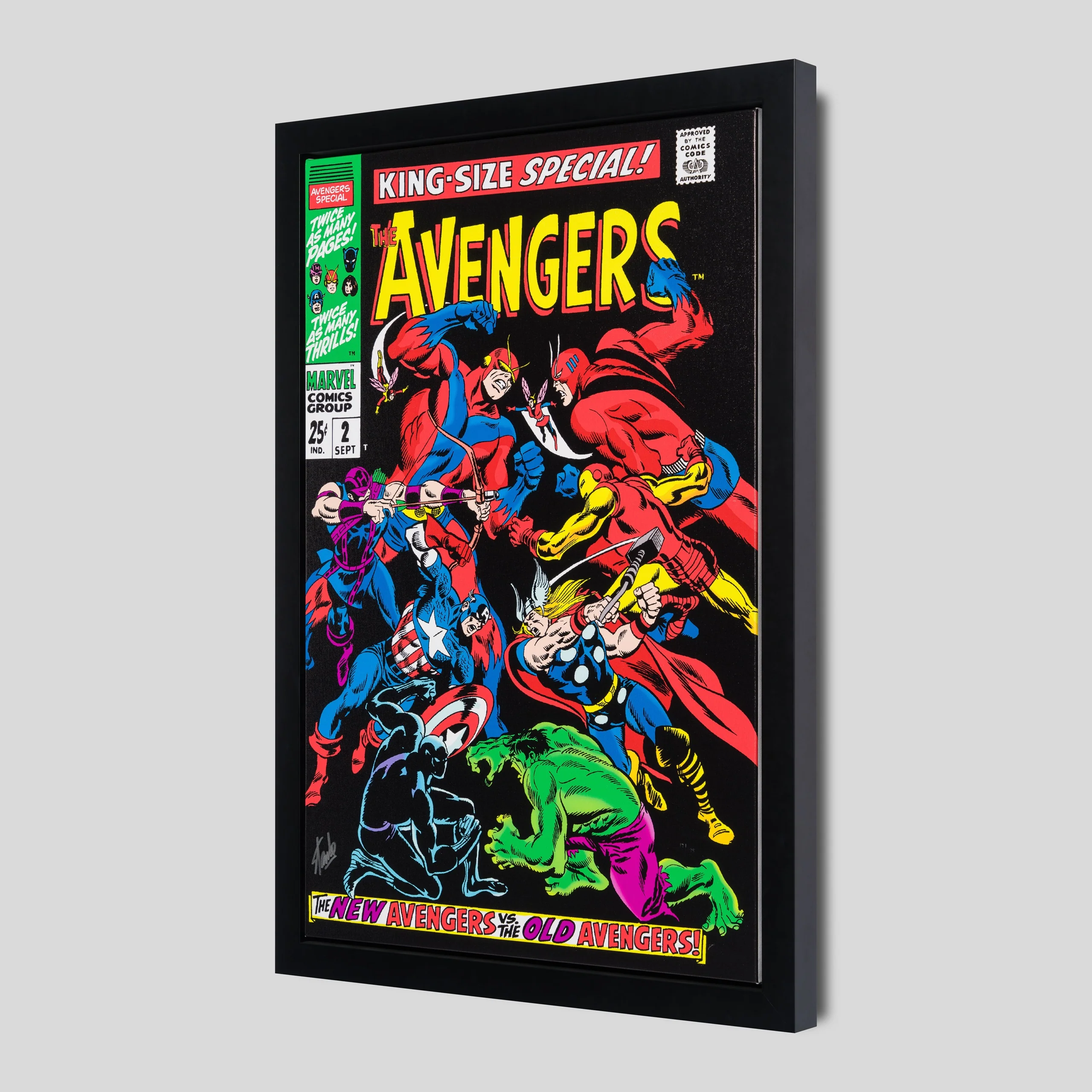 The Avengers - King-Size Special #2 | Boxed Canvas | Hand-signed by Stan Lee - Image 5