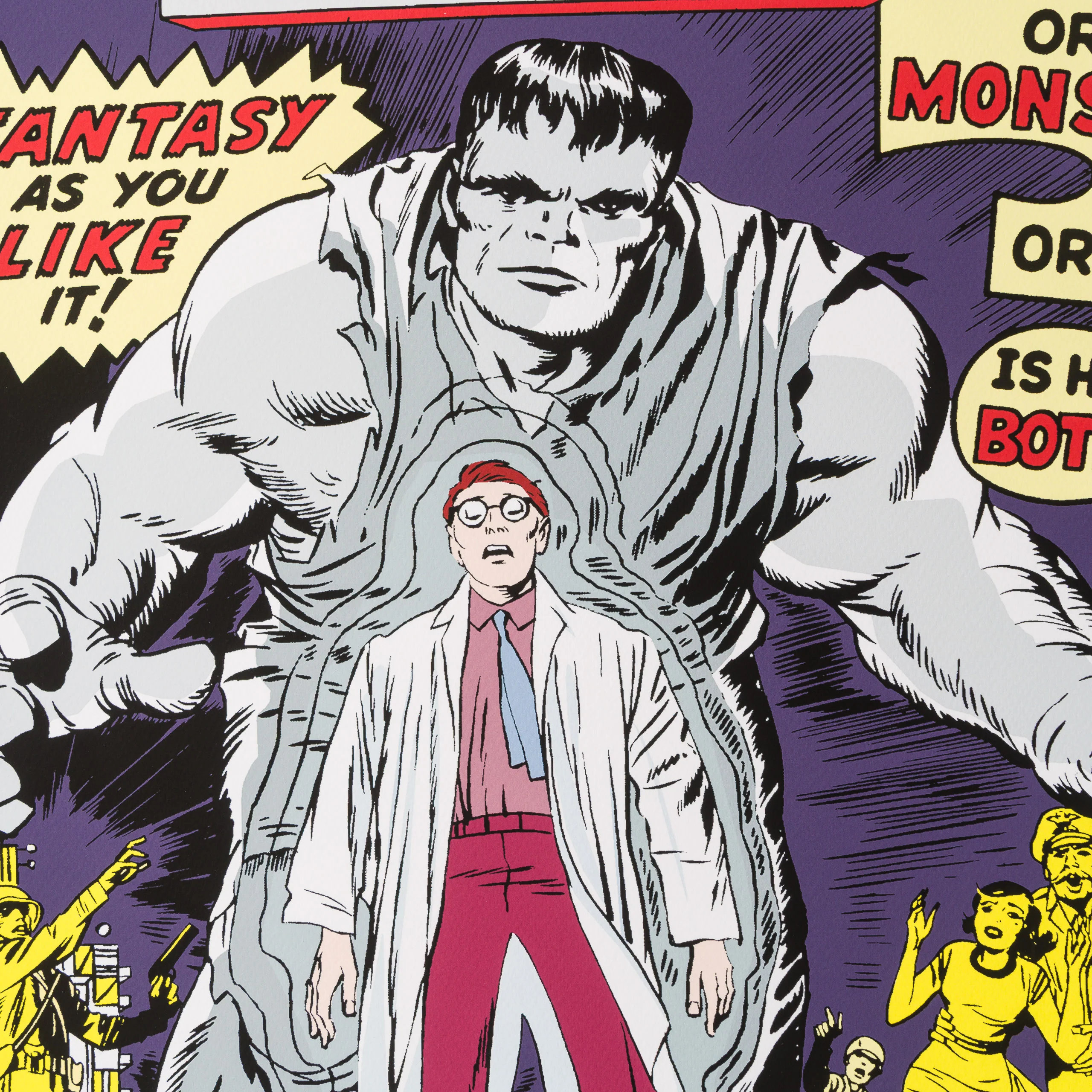 The Incredible Hulk #1 - The Strangest Man of All Time! | Giclee on Paper Edition | | Hand-signed by Stan Lee - Image 3