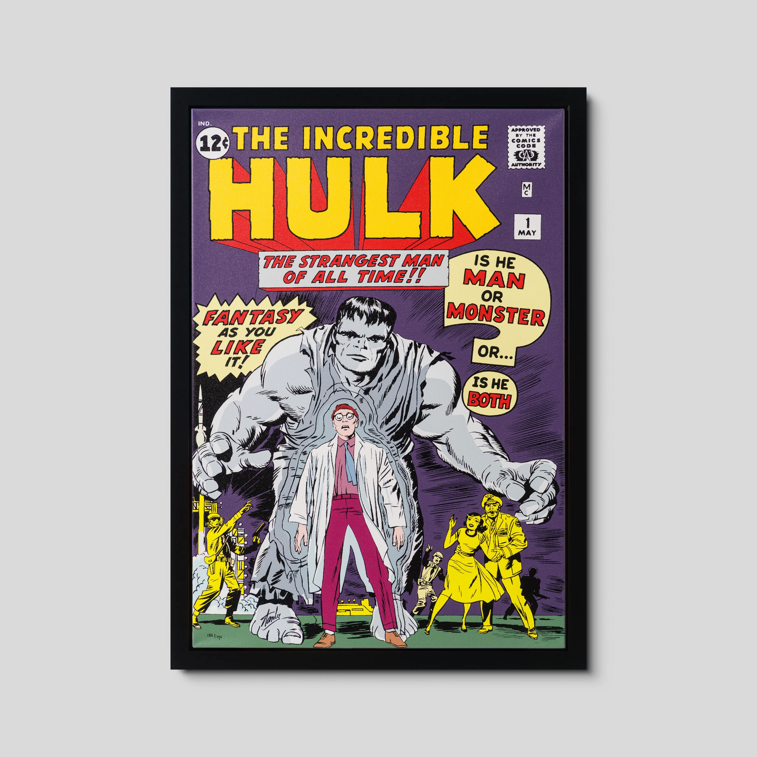 The Incredible Hulk #1 - The Strangest Man of All Time! | Hand-signed by Stan Lee