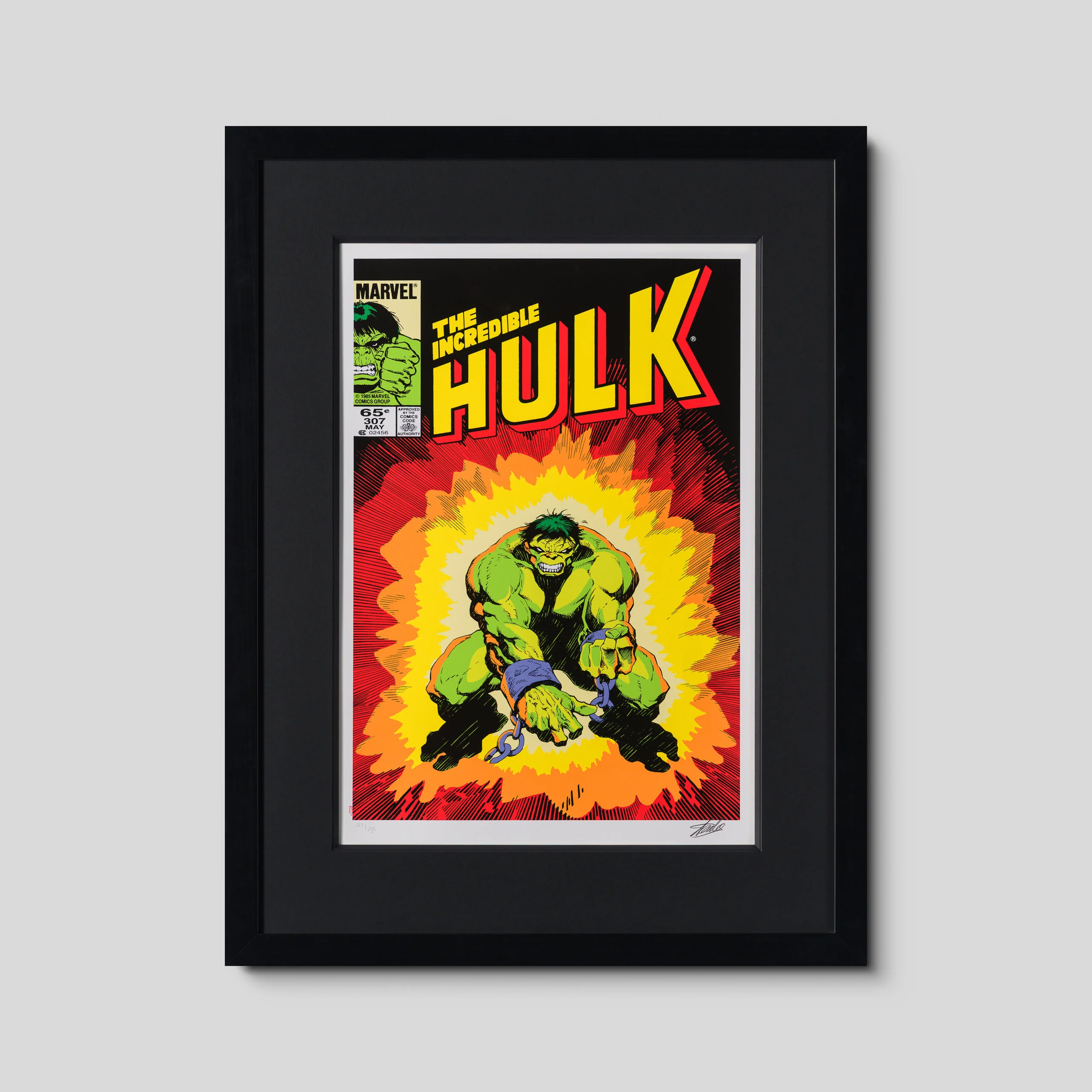 The Incredible Hulk #307 | Giclee on Paper Edition | Hand-signed by Stan Lee