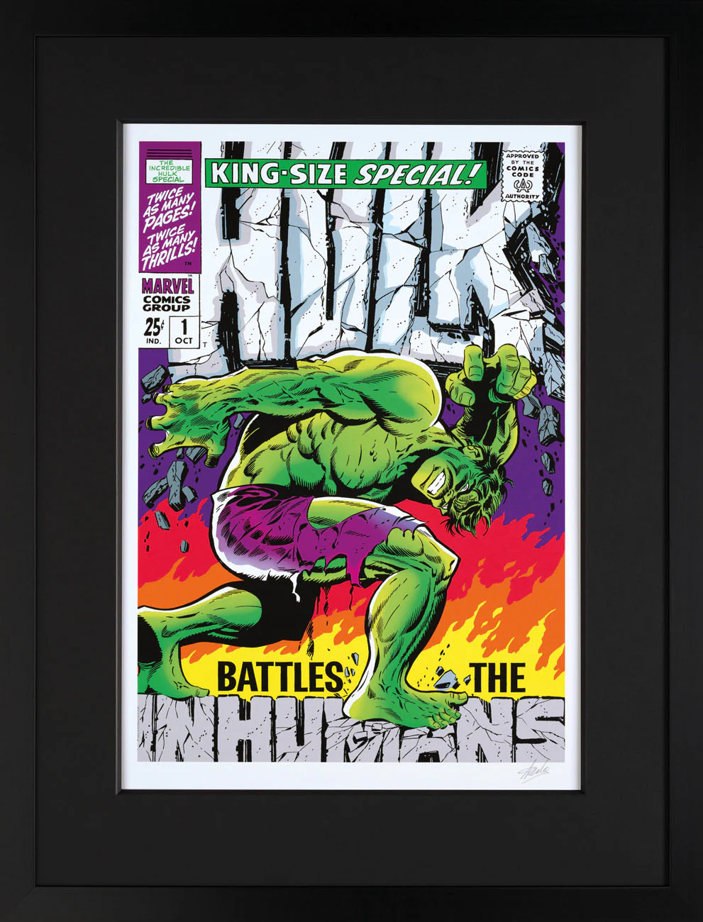 The Incredible Hulk Special #1 | Giclee on Paper | Hand-signed by Stan Lee