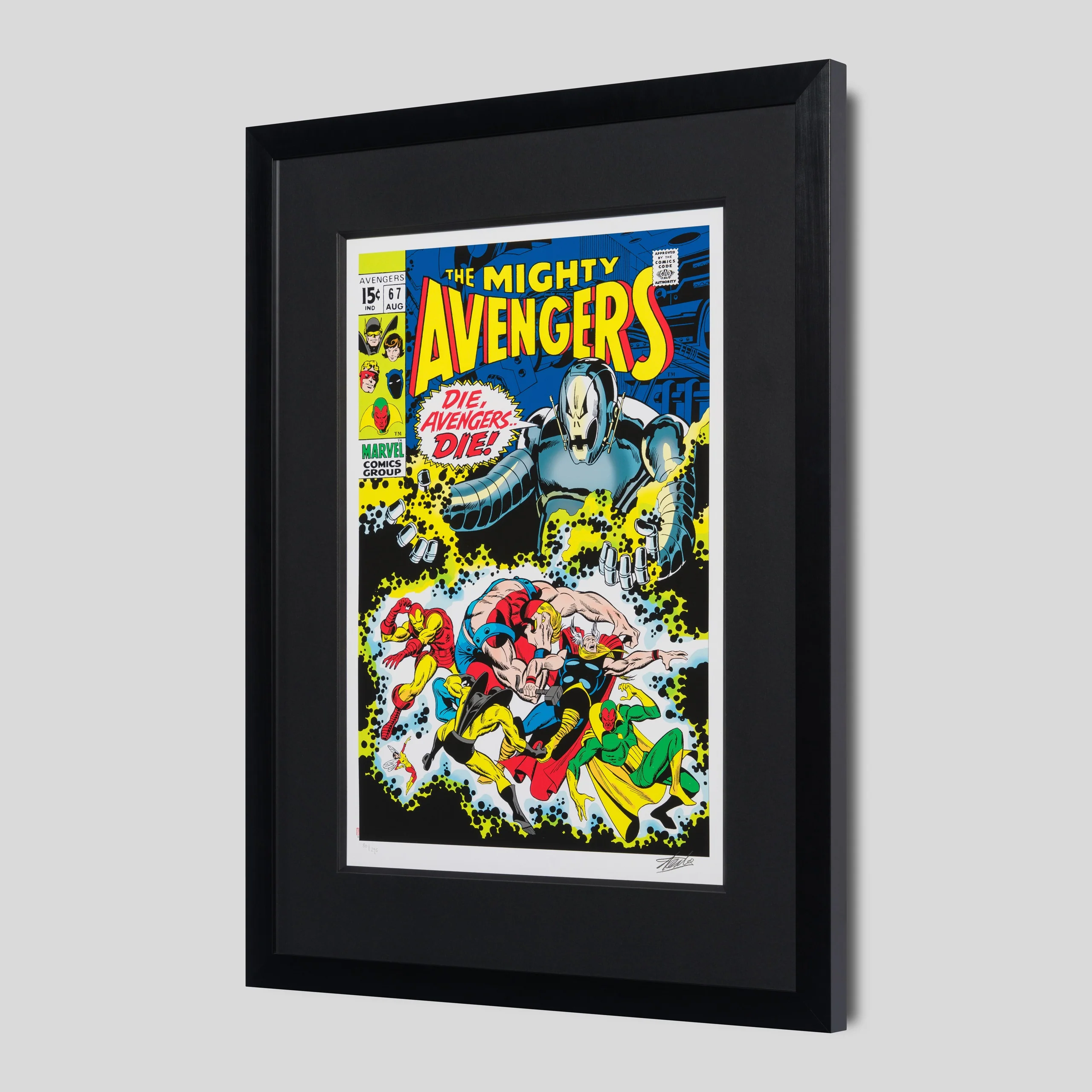 The Mighty Avengers #67 - Die, Avengers Die! | Giclee on Paper | Hand-signed by Stan Lee - Image 5