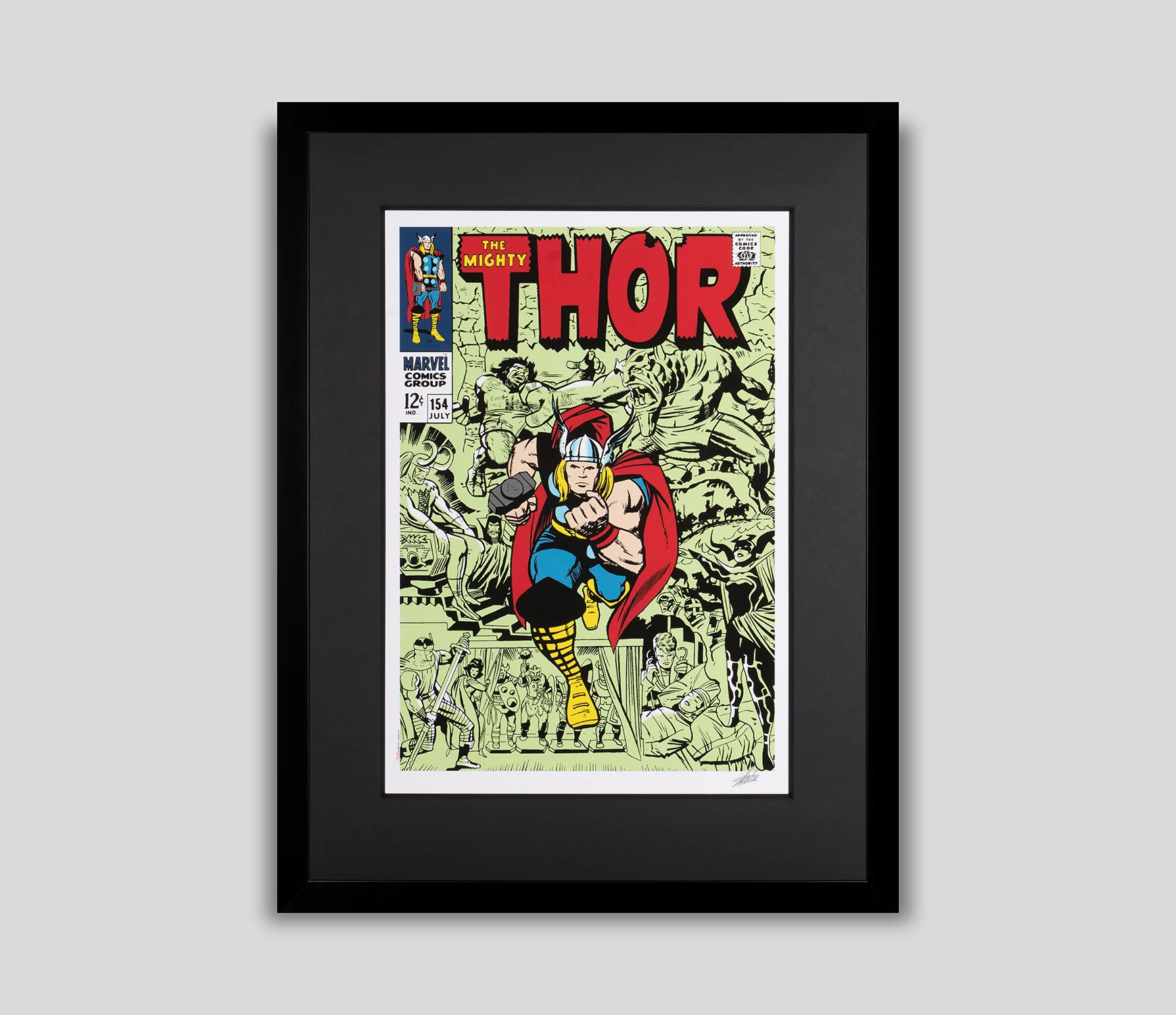 The Mighty Thor #154 | Giclée on paper | Hand-signed by Stan Lee