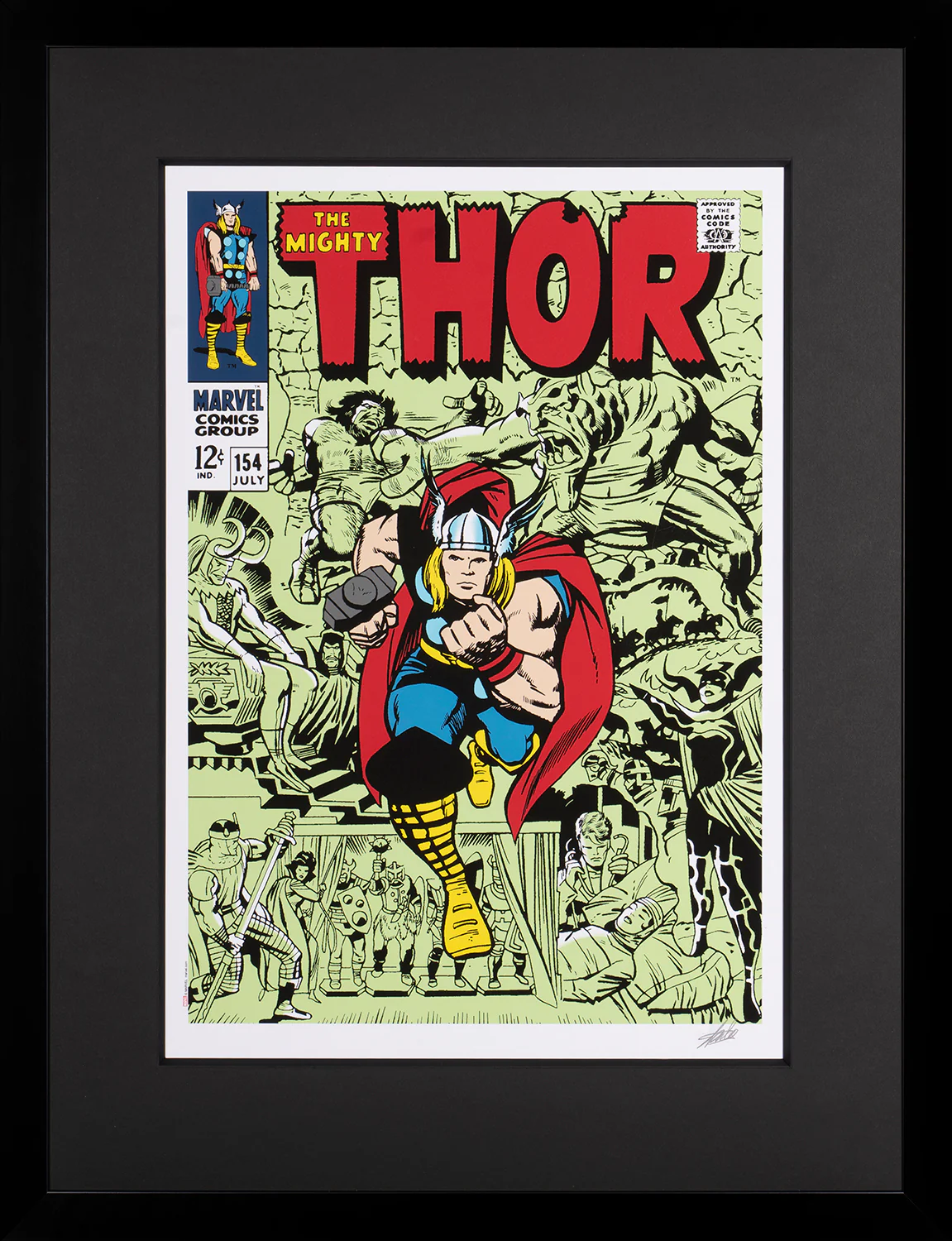 The Mighty Thor #154 | Giclée on paper | Hand-signed by Stan Lee - Image 7