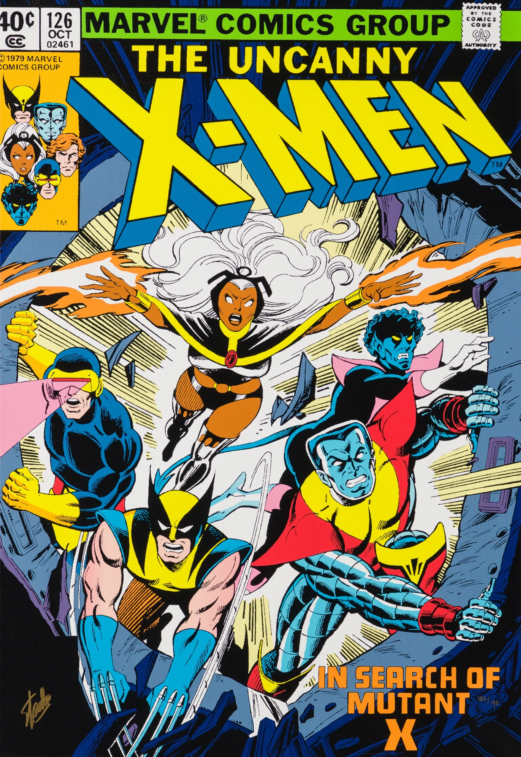 The Uncanny X-Men #126 - In Search Of Mutant X | Boxed Canvas Edition | Hand-signed by Stan Lee - Image 5