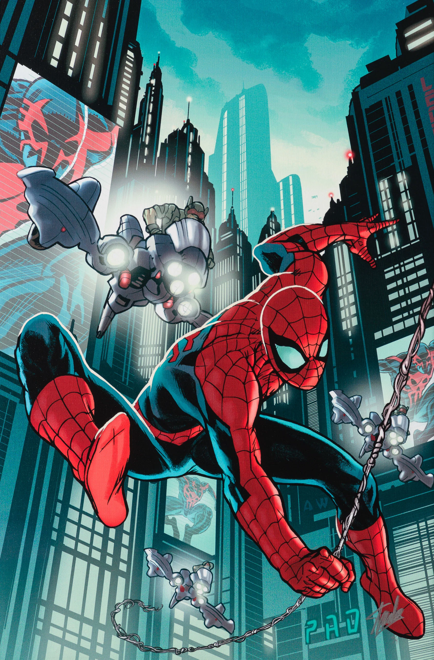 Timestorm 2009/2099: Spider-Man One-Shot #1 | Deluxe Edition | Hand-signed by Stan Lee - Image 7
