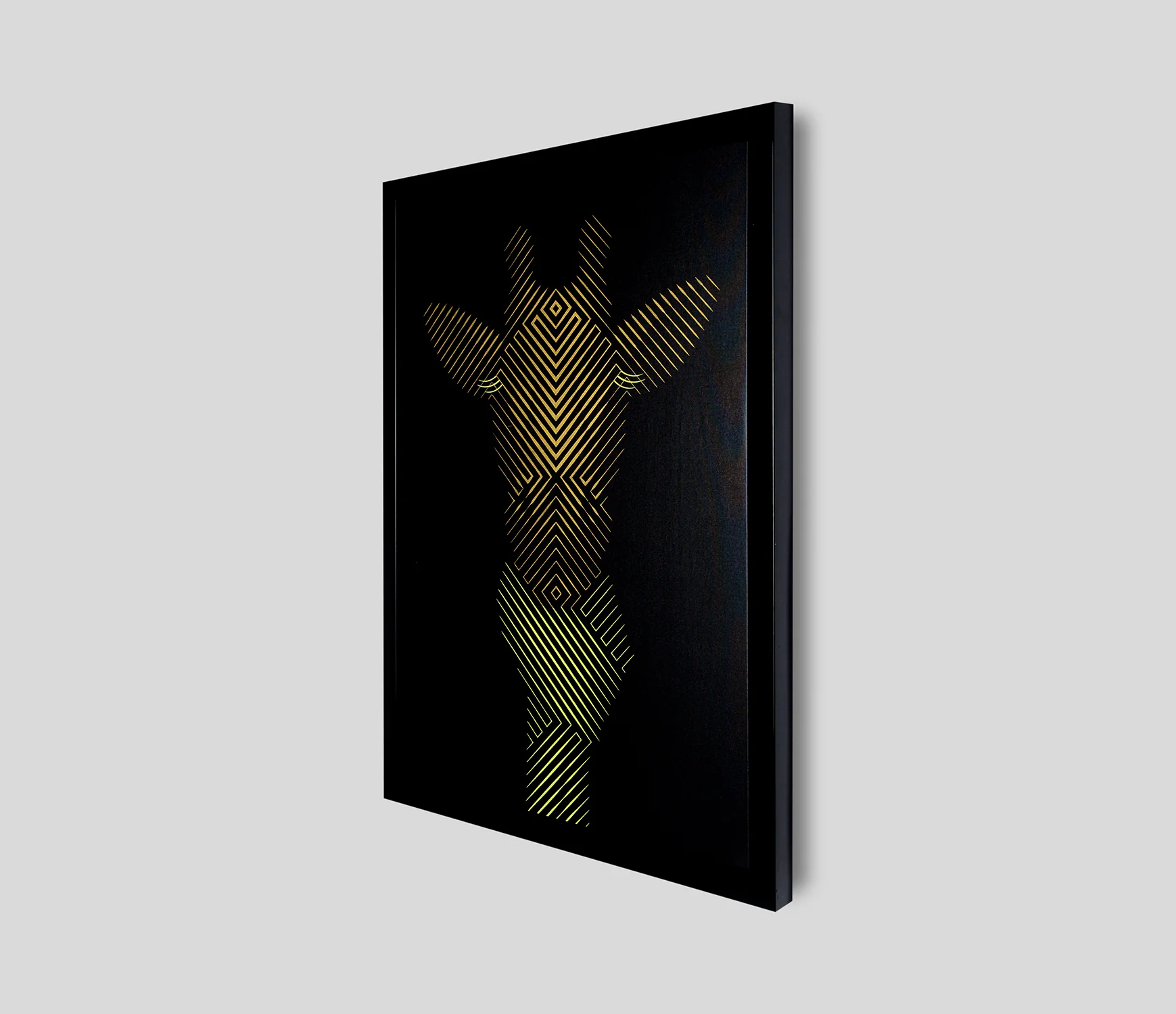 Giraffe In Scarf (Green) - Image 3