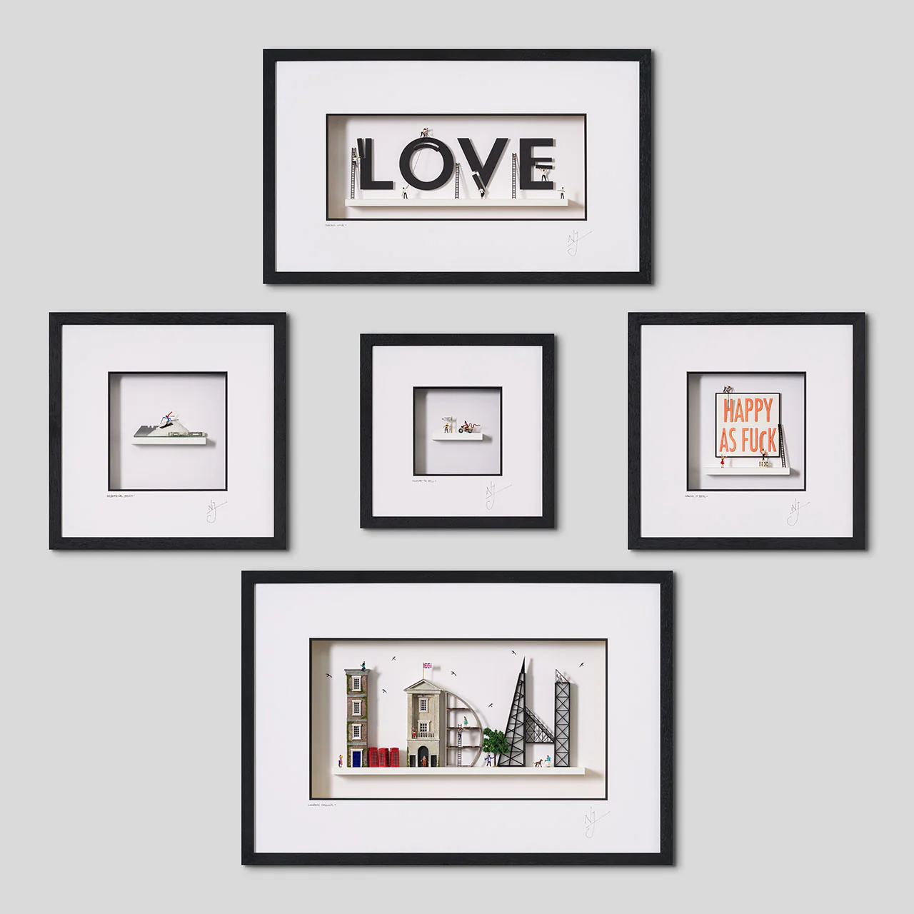 The Next Chapter | Conceptual Edition | Framed Set of Five