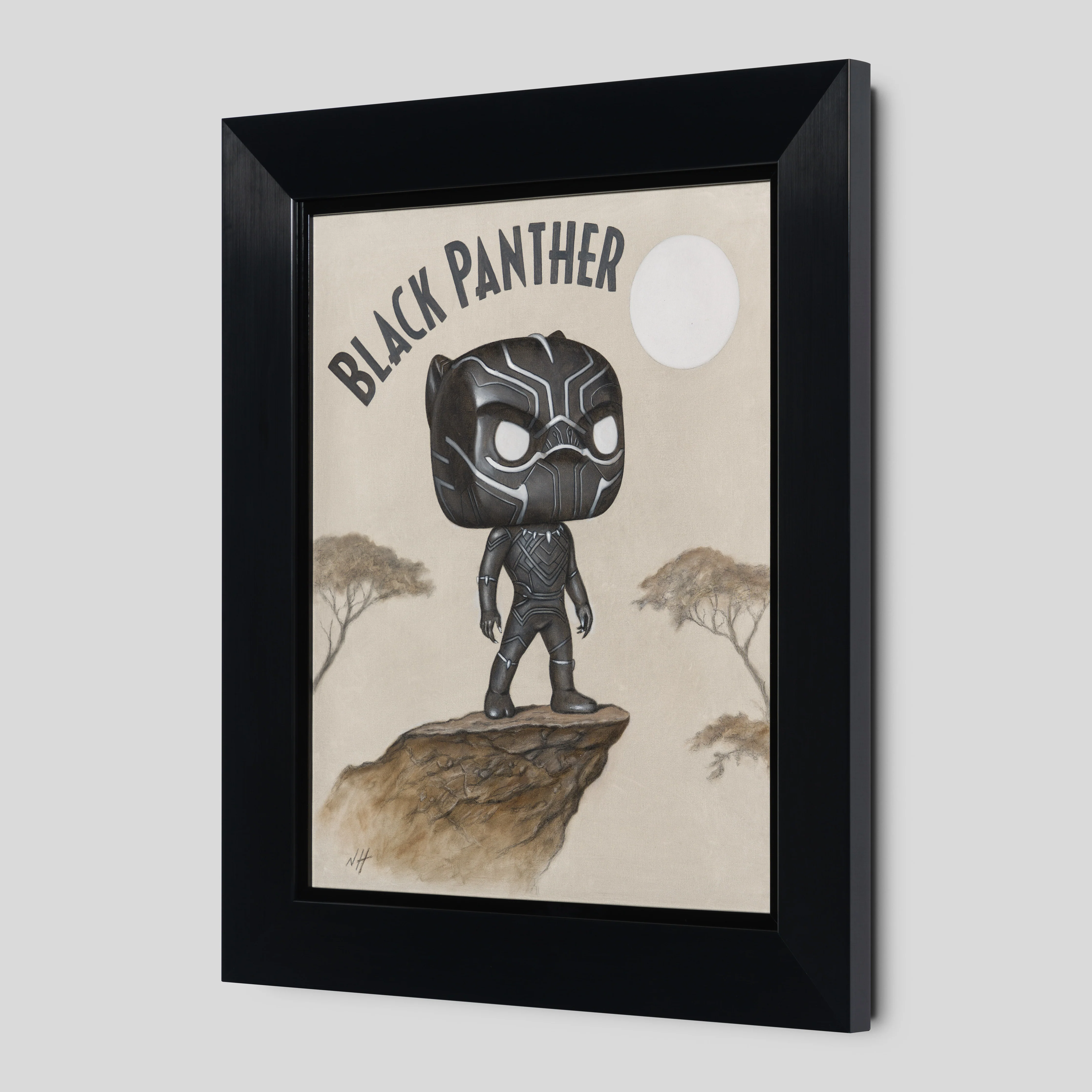 Black Panther Origins (Oil Sketch) - Image 2