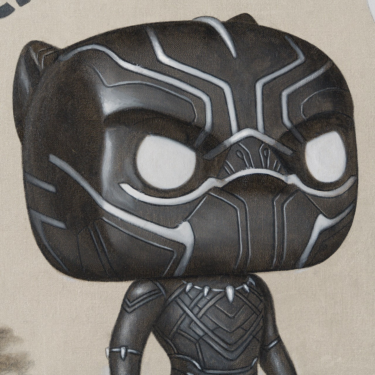 Black Panther Origins (Oil Sketch) - Image 3