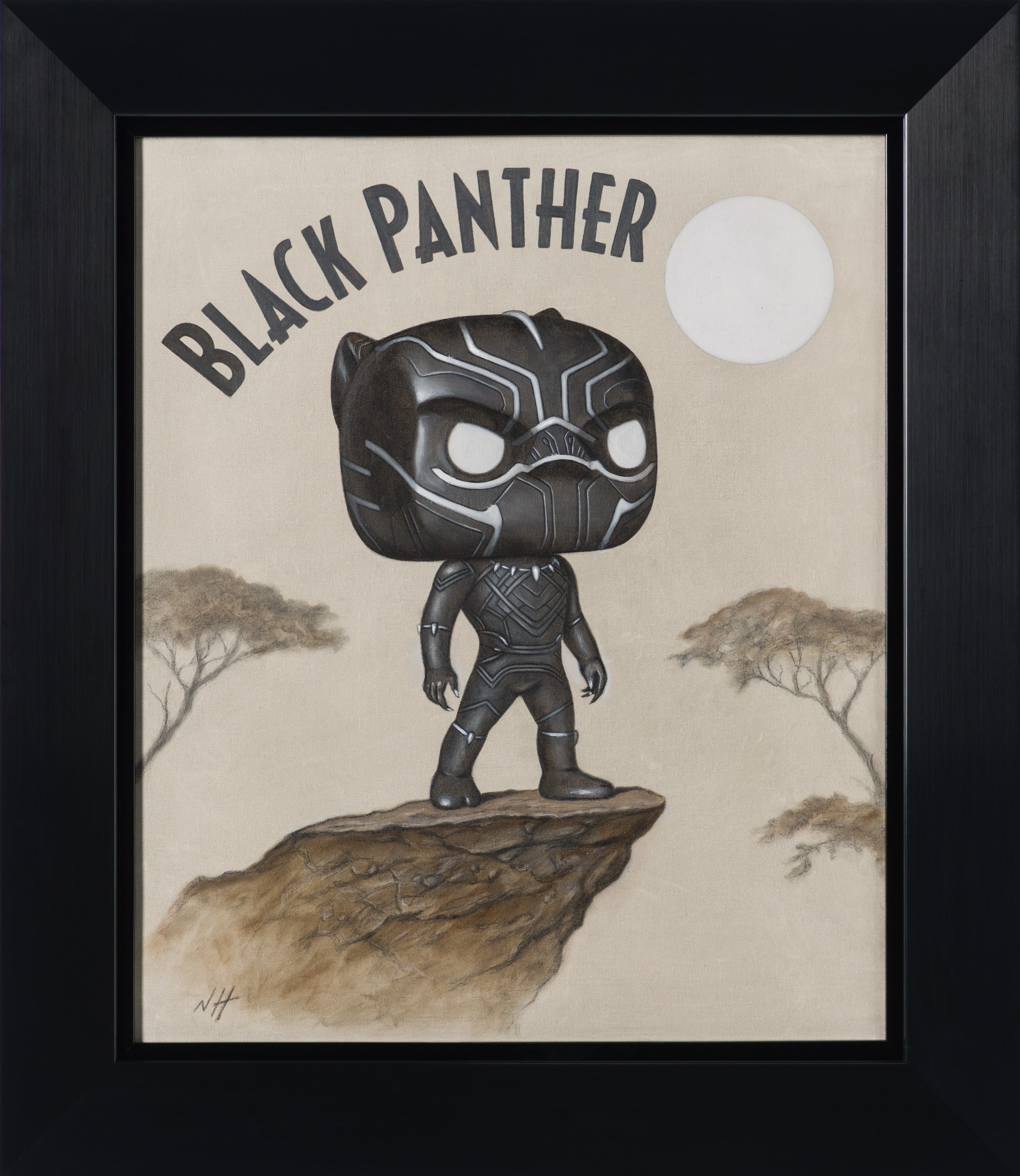 Black Panther Origins (Oil Sketch) - Image 6