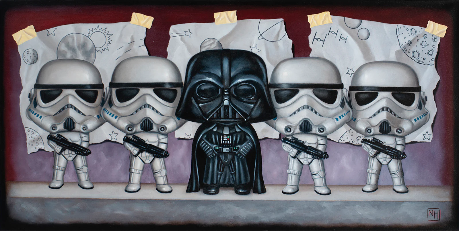 Episode II | Framed Set of Five (Boxed Canvas) - Image 6