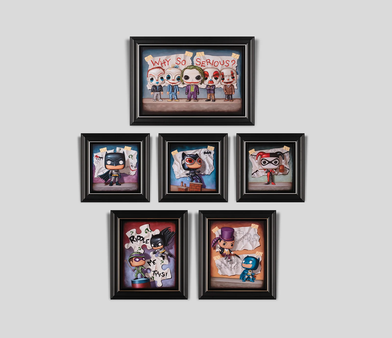 Gotham City Suite | Framed Set of Six