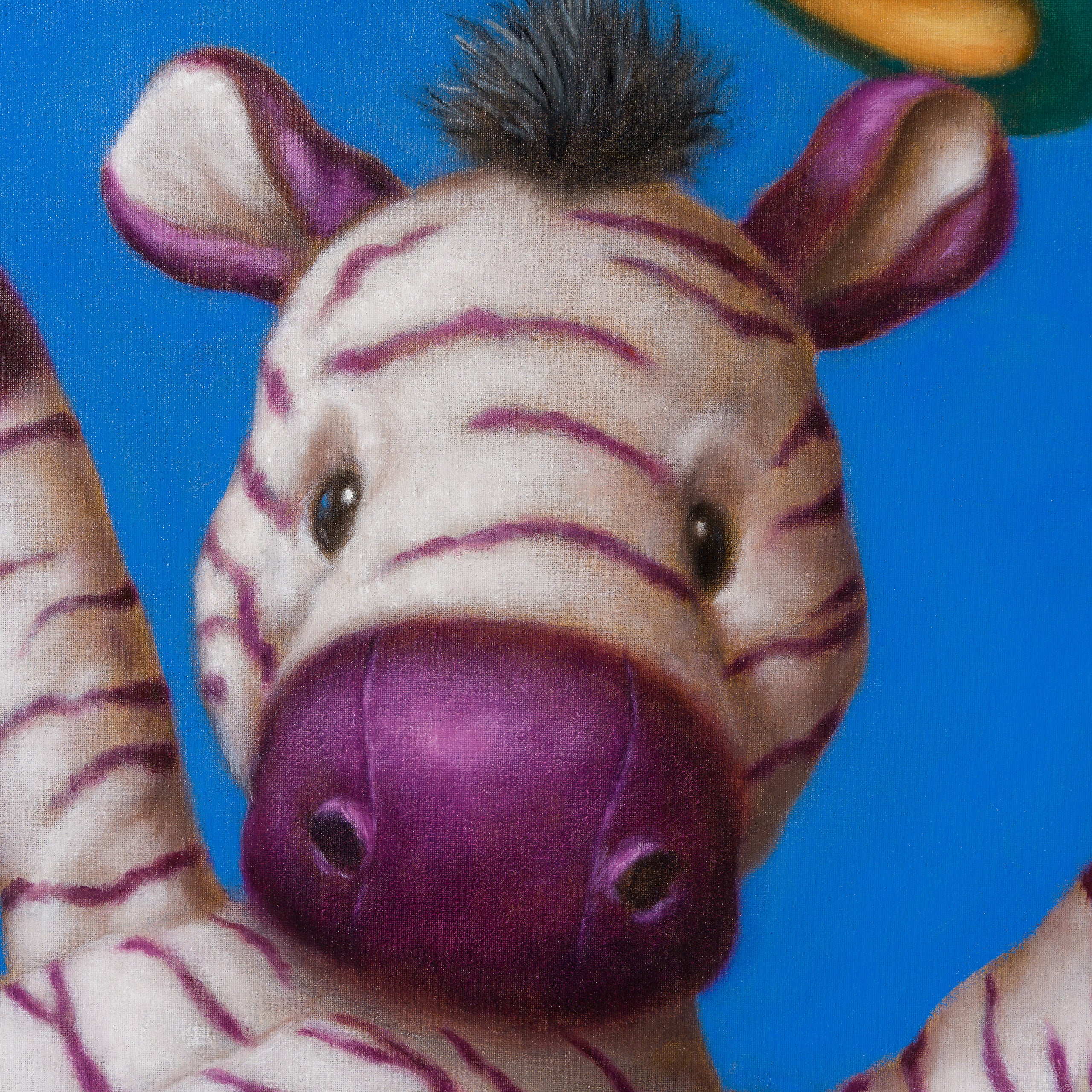 Jumping Zebra (Oil) - Image 2