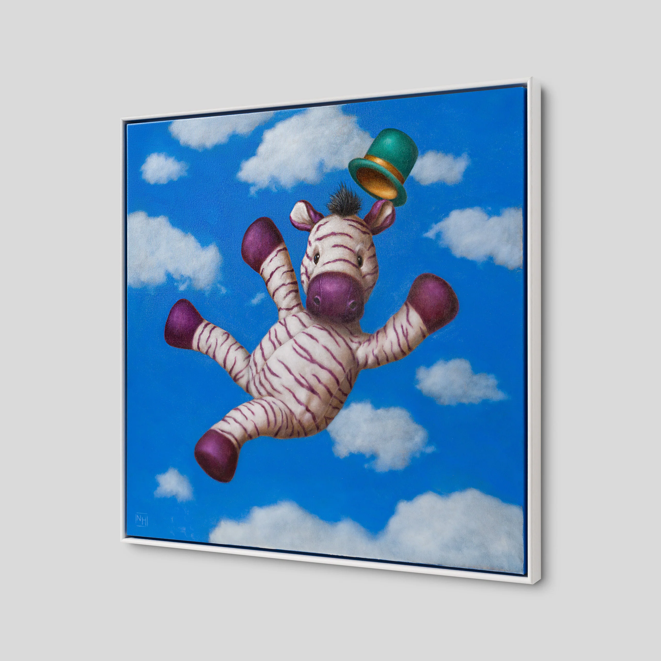 Jumping Zebra (Oil) - Image 5
