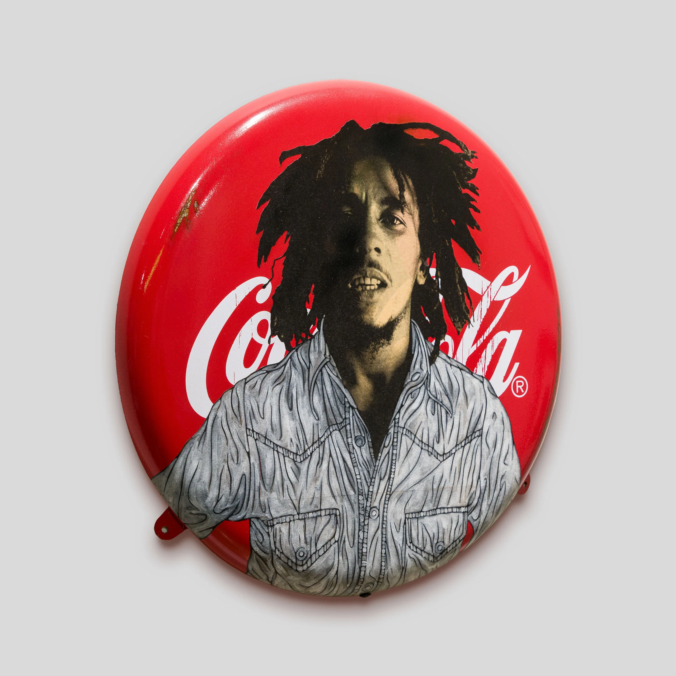 Bob Marley On Coke Button (Small) 2017 - Image 2