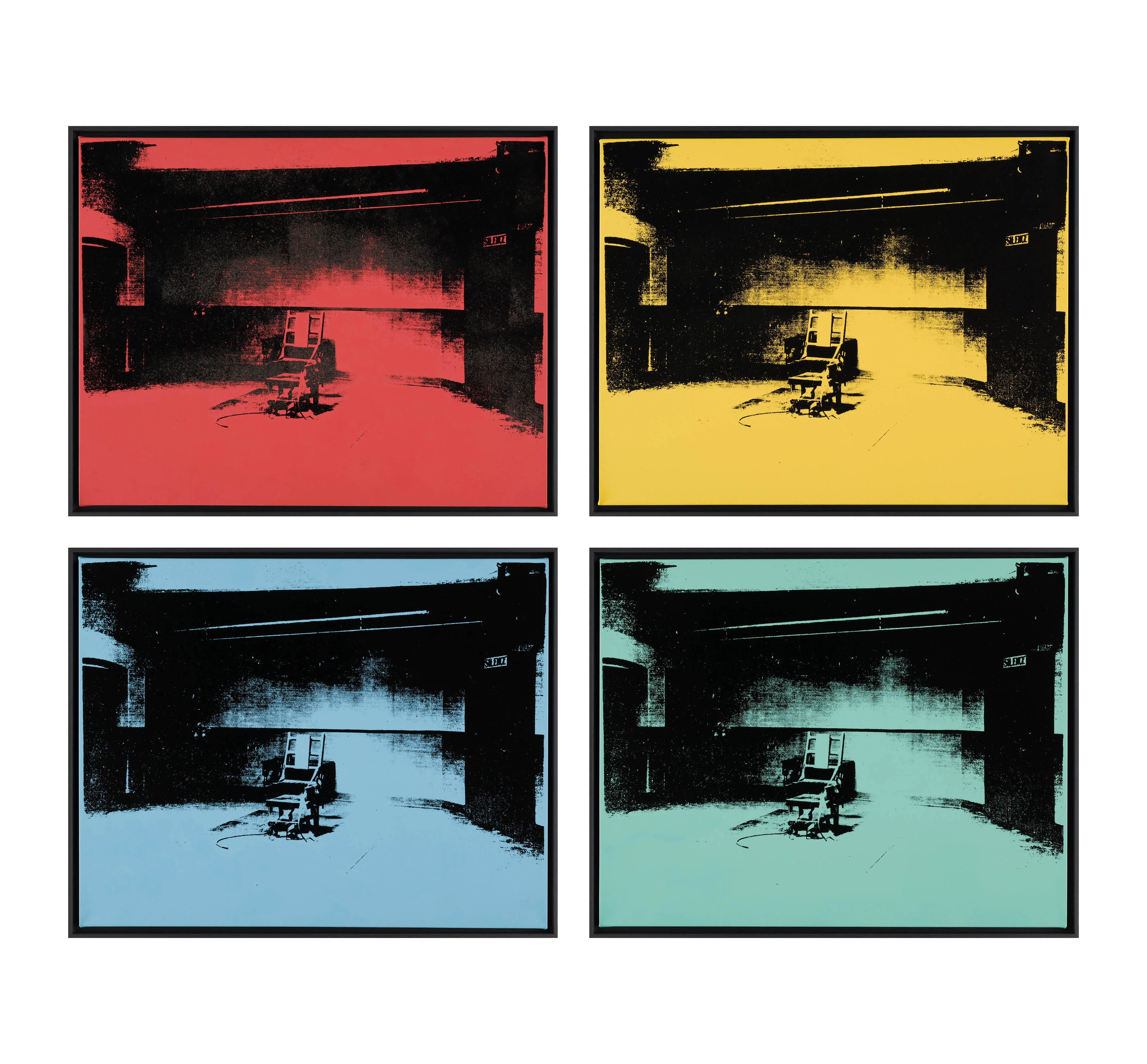 Little Electric Chair 2019 | Framed Set of Four