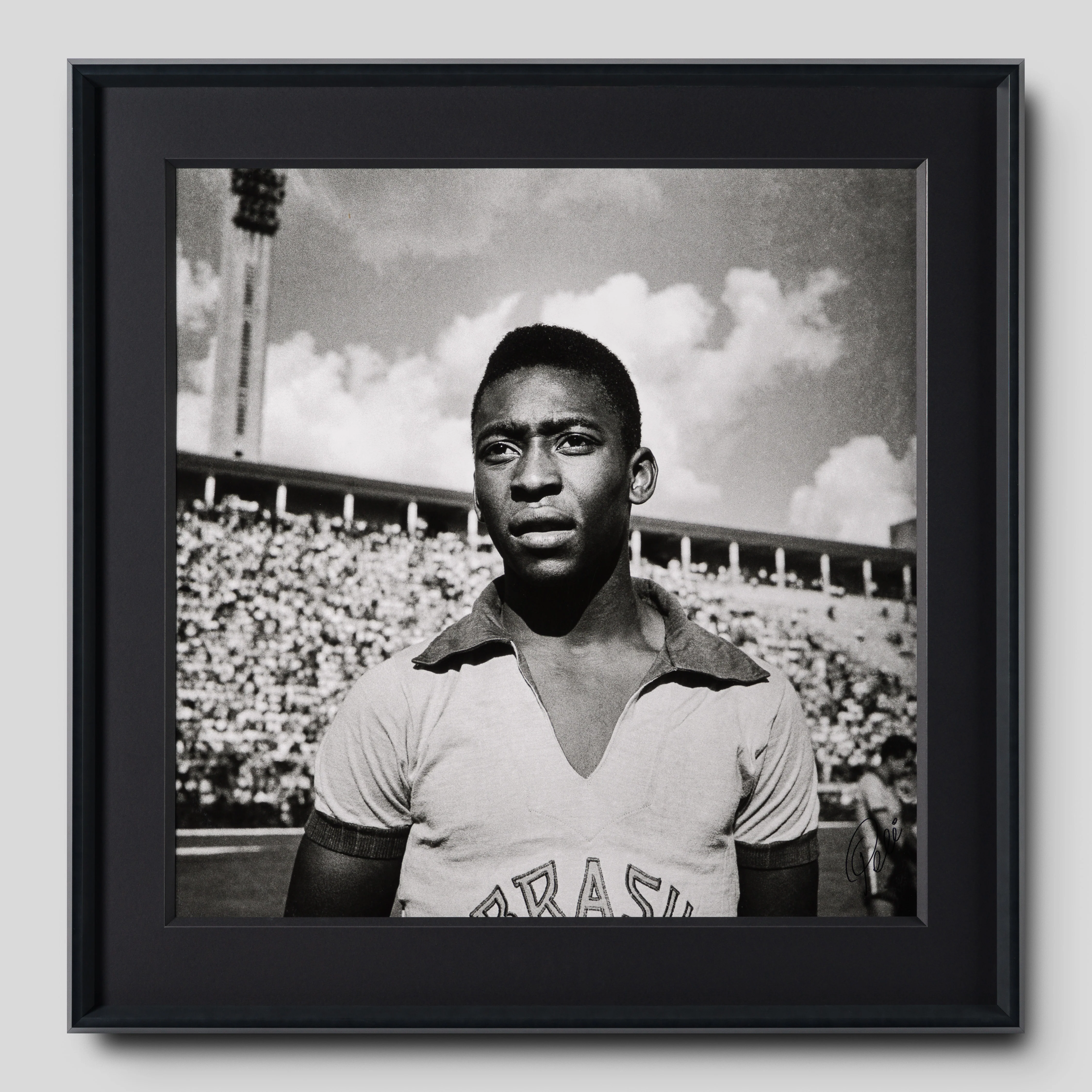Pelé (Silver Gelatin 40x40)