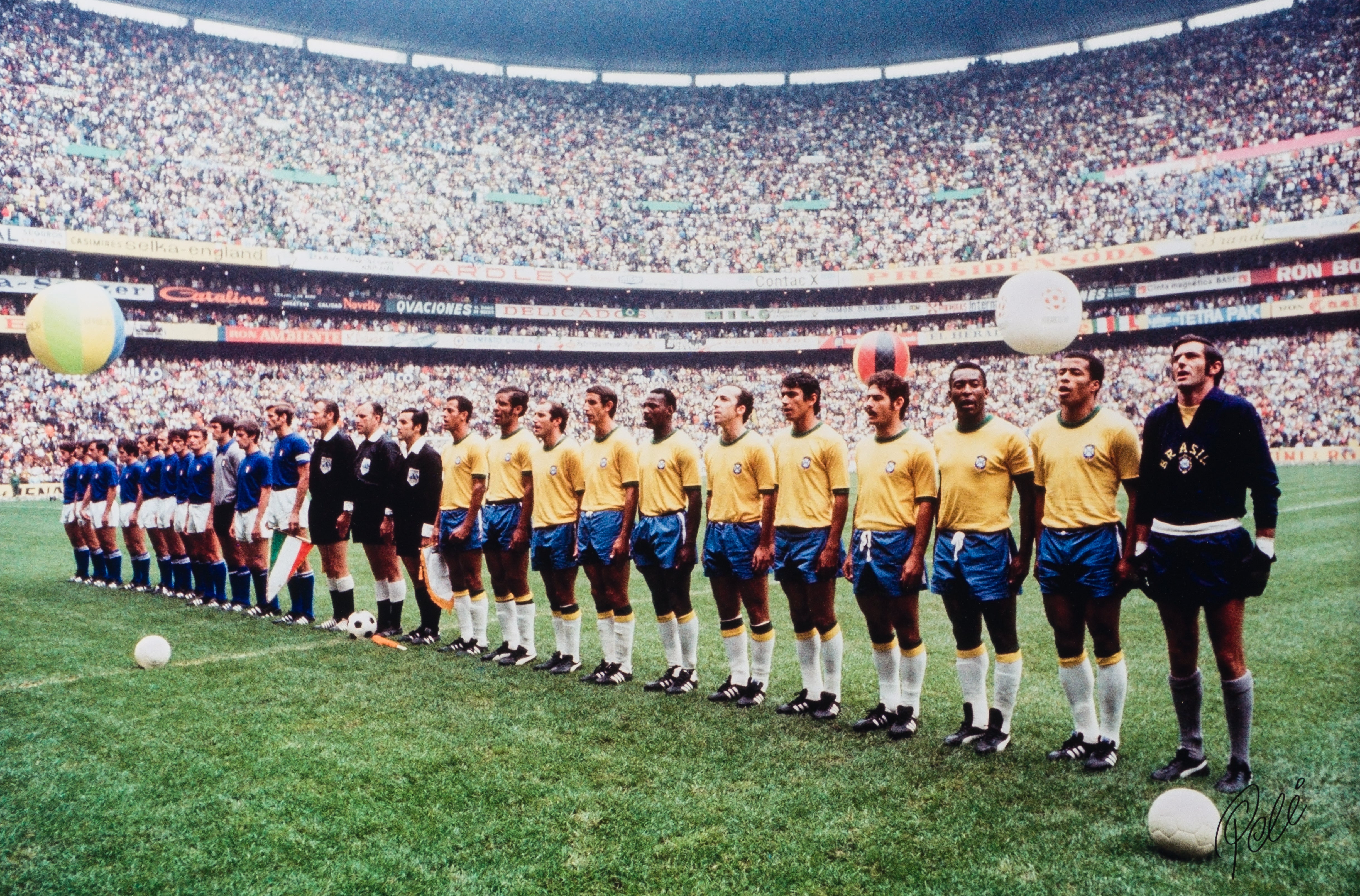 Team Line-Up - World Cup Final, 1970 (Silver Gelatin 40x60) - Image 7