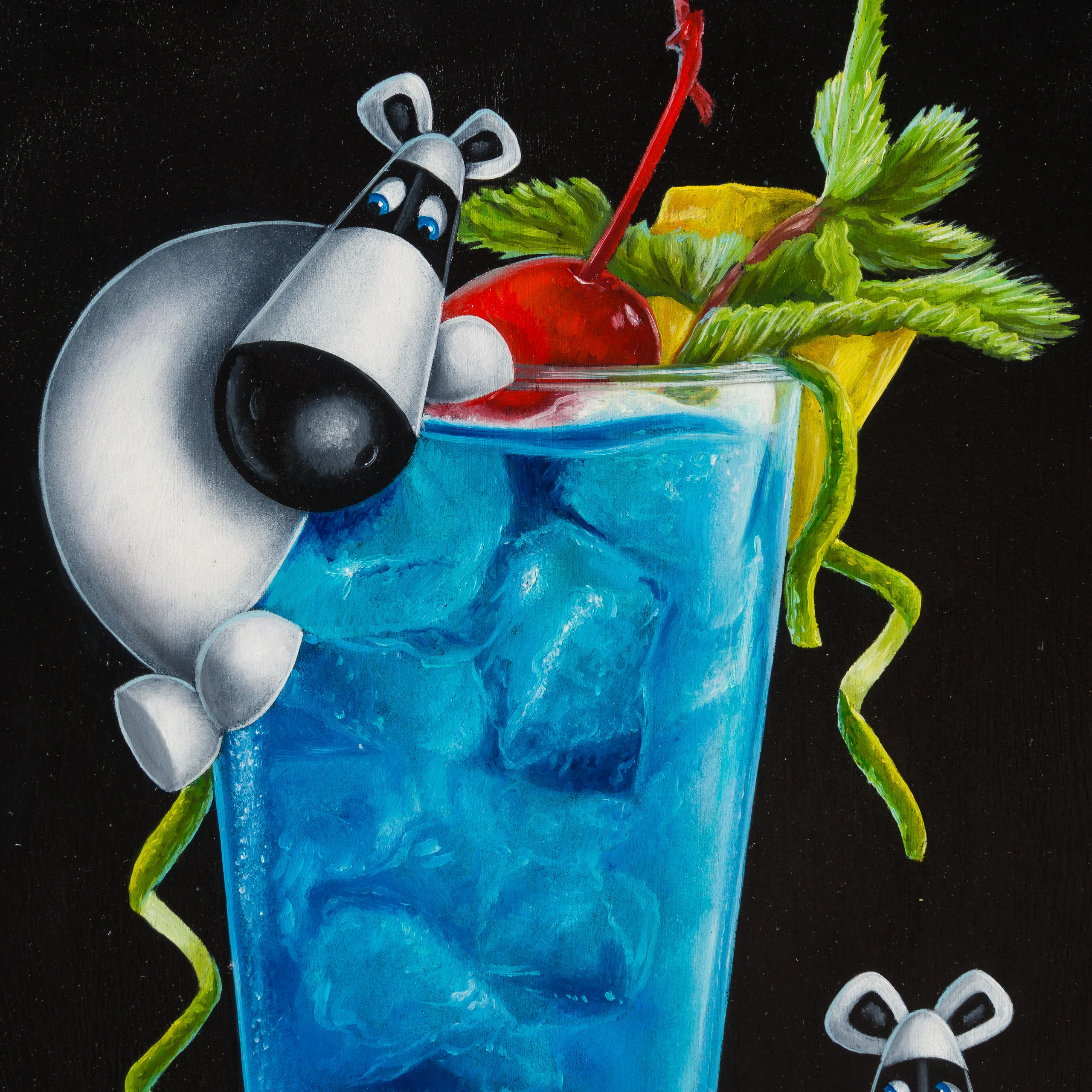 Once In A Blue Moon (Oil) - Image 2