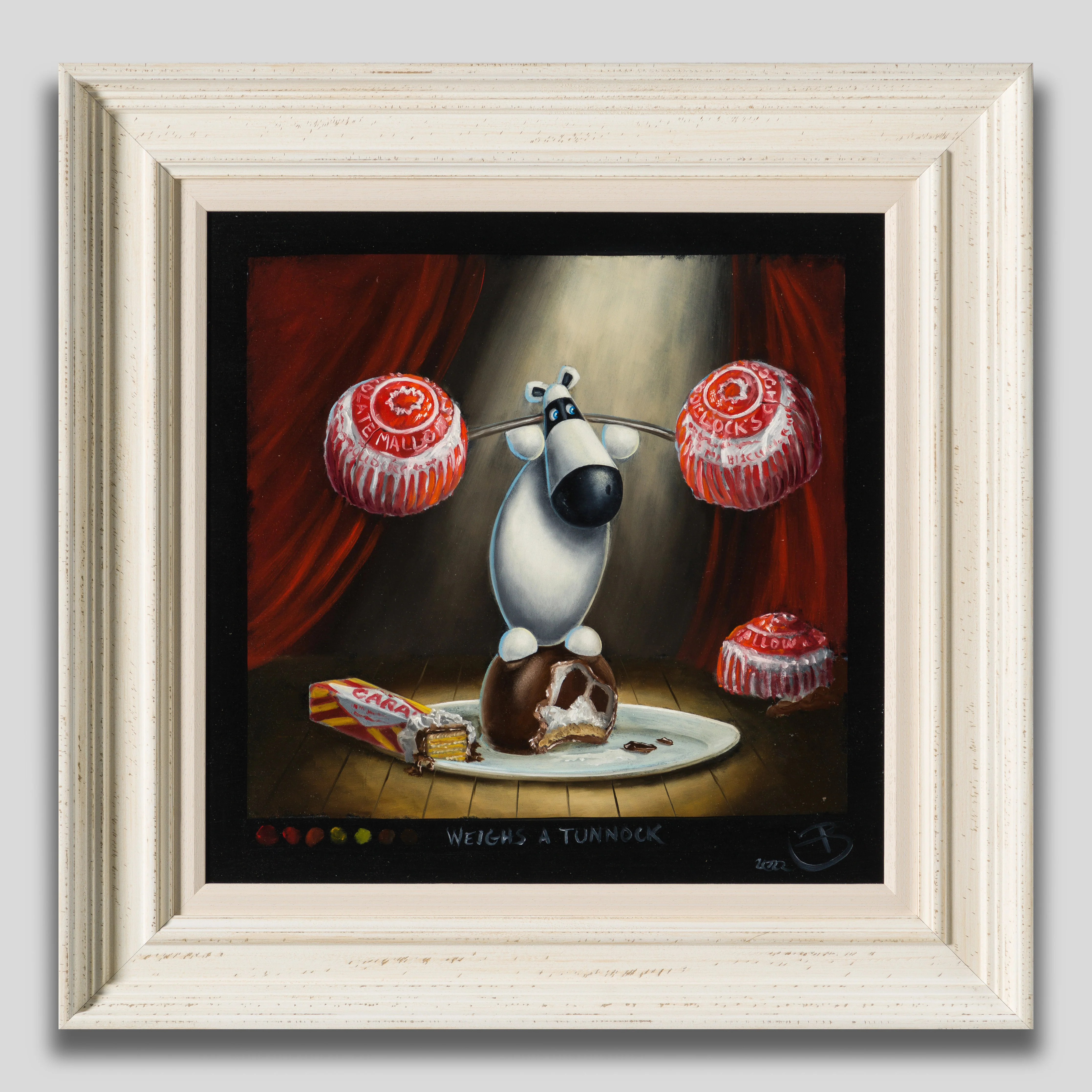 Weighs A Tunnock (Oil Sketch)