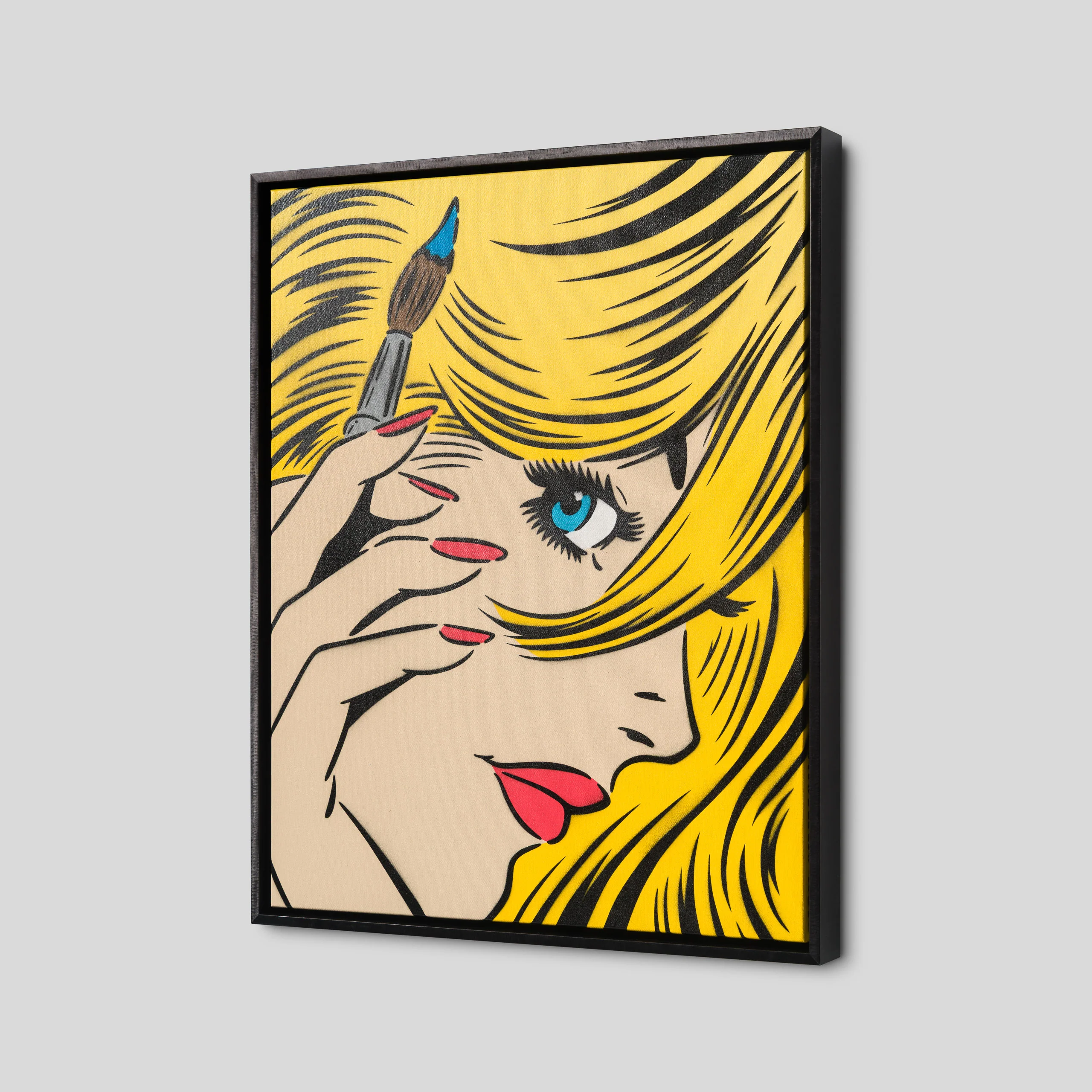 A Moment of Reflection - Blonde Hair - Image 2