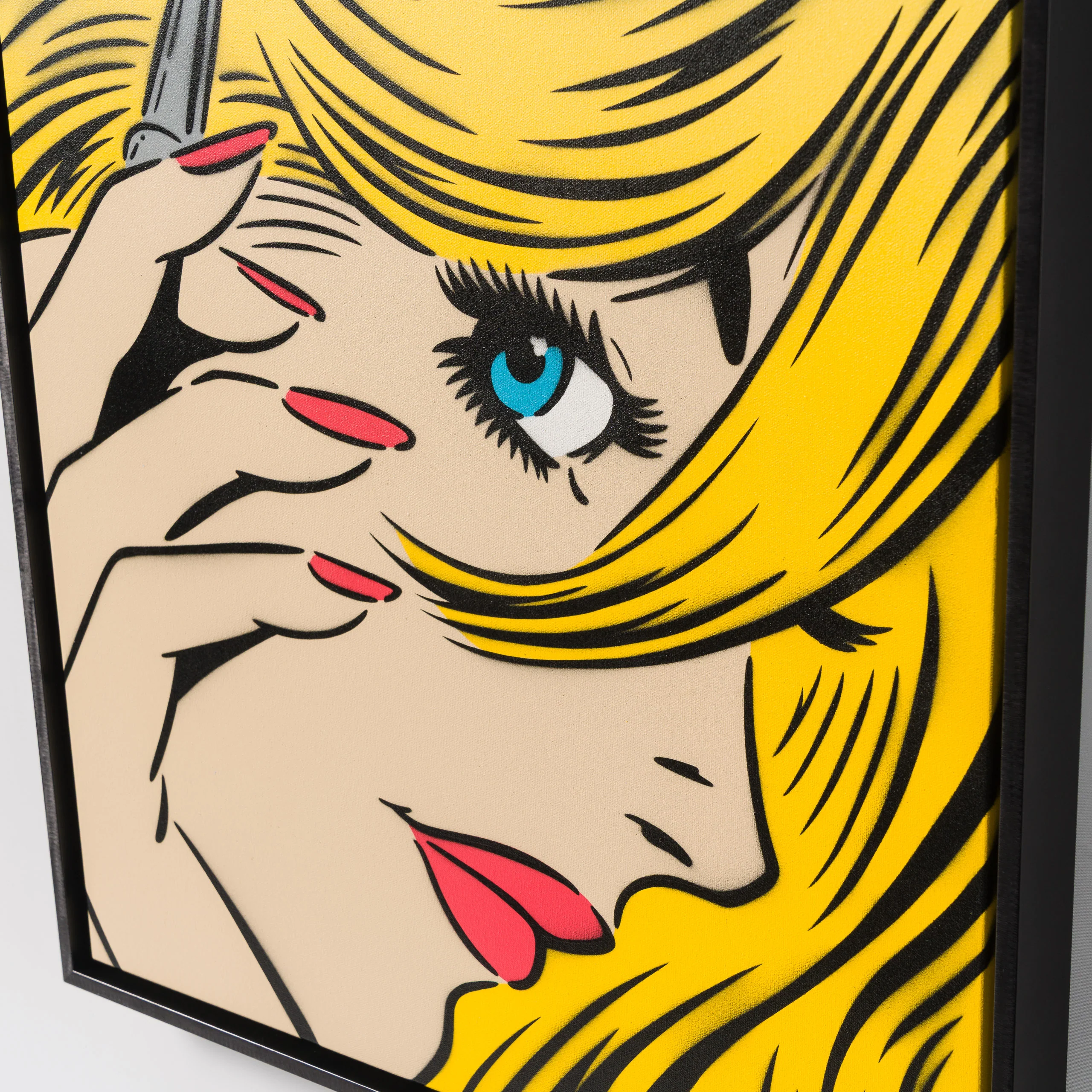 A Moment of Reflection - Blonde Hair - Image 4