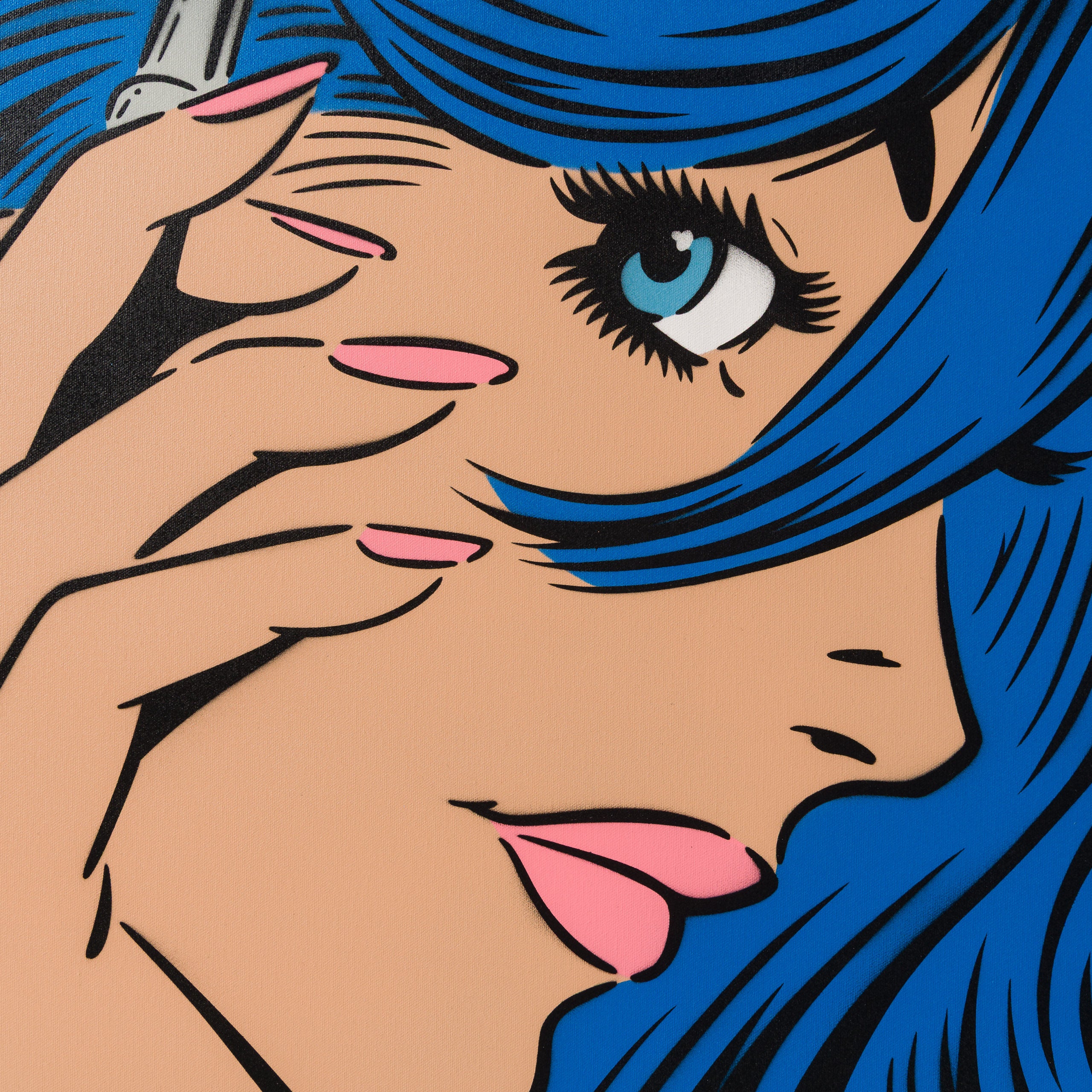 A Moment of Reflection - Blue Hair - Image 5
