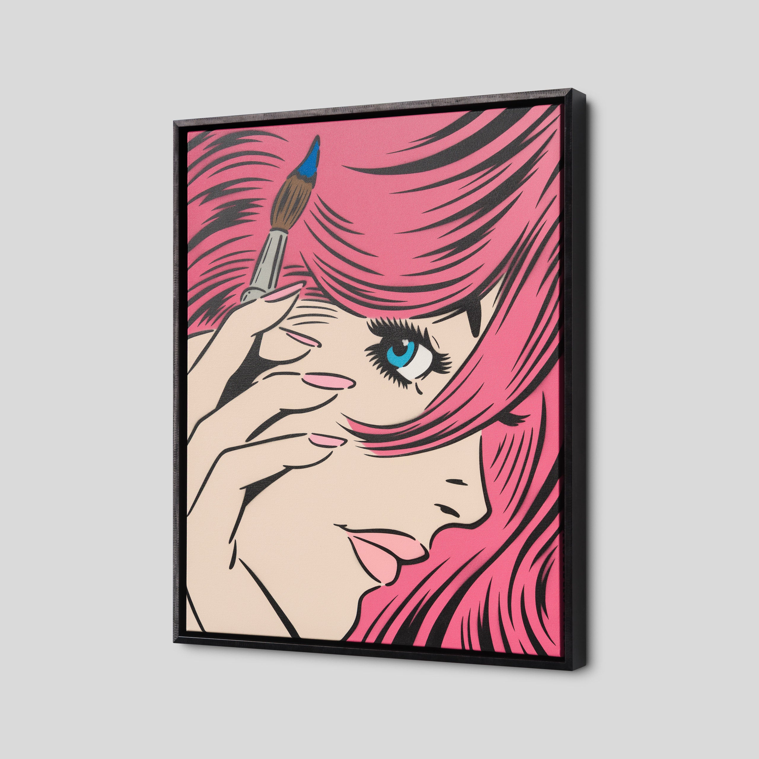 A Moment of Reflection - Pink Hair - Image 2