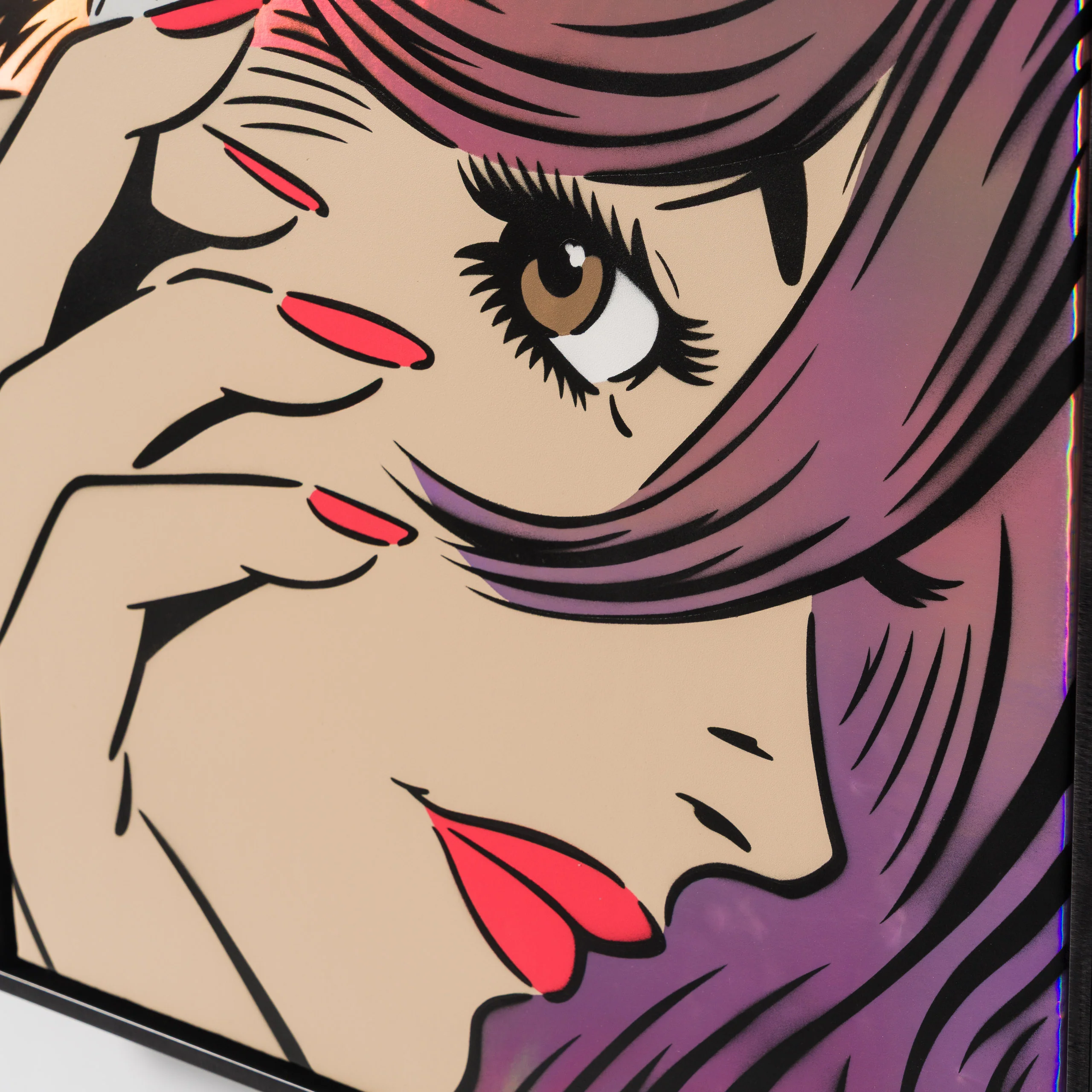 A Moment of Reflection - Pink Holographic Hair - Image 5
