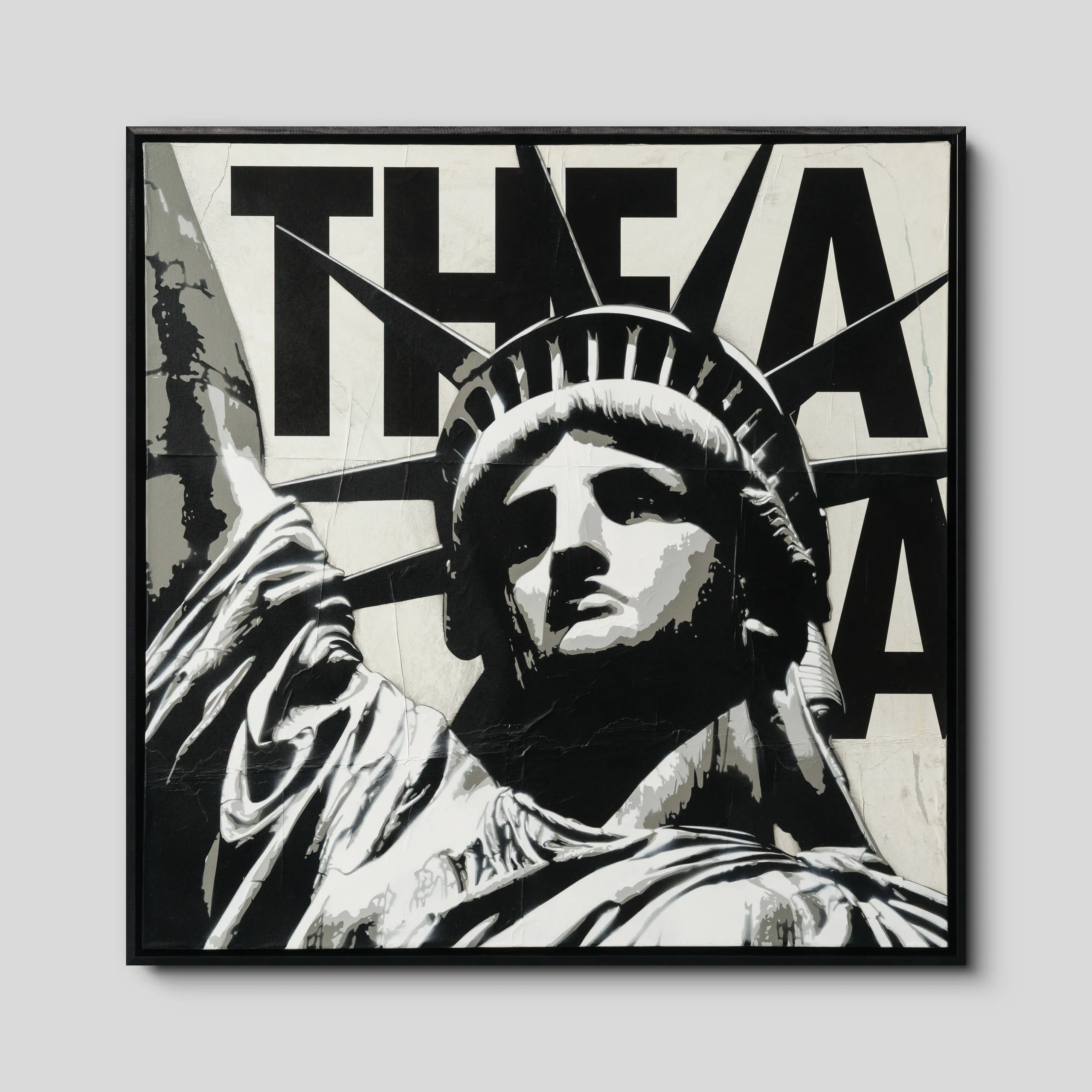 Statue Of Liberty White Billboard 2015