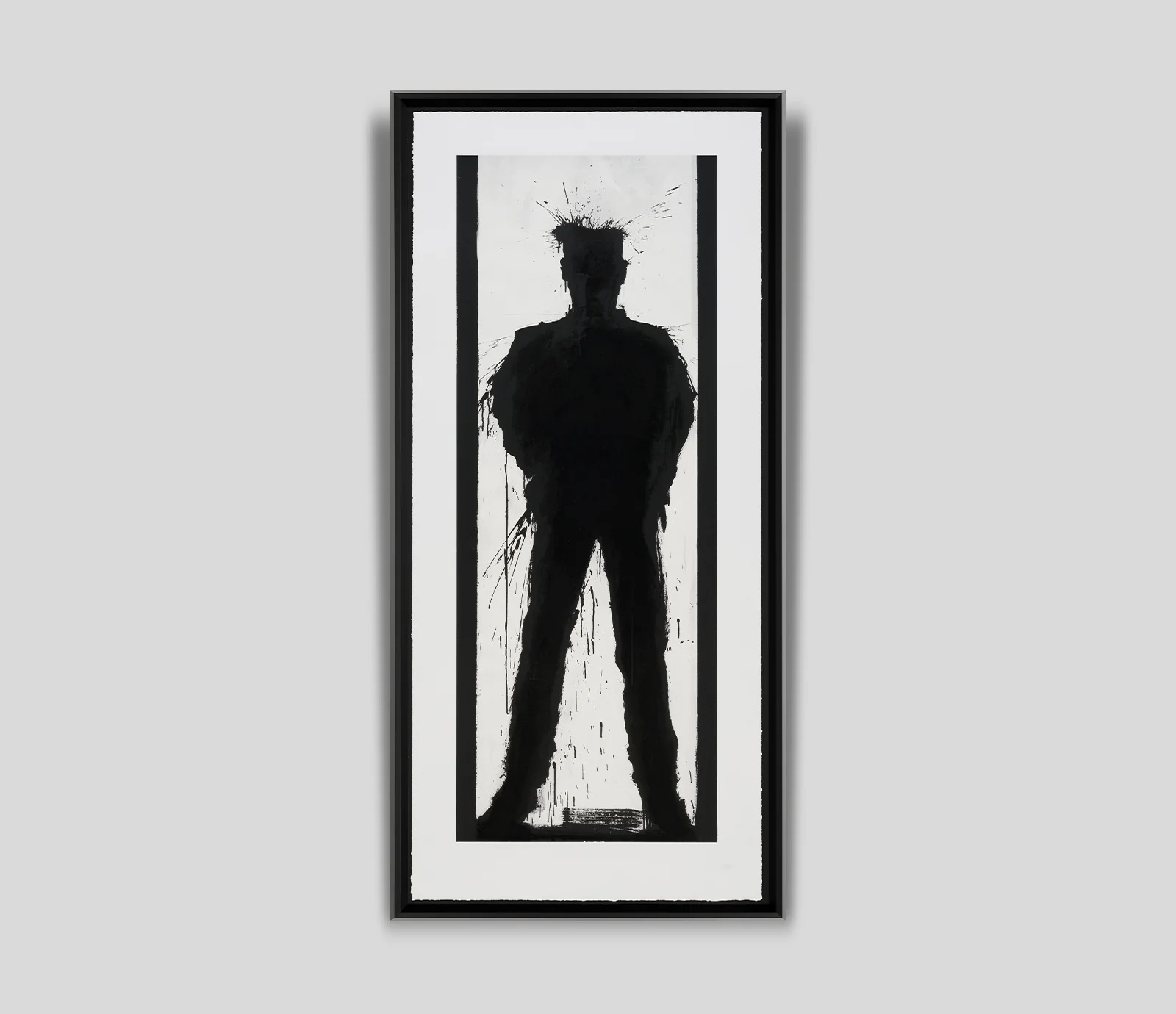 Standing Shadowman Black and White