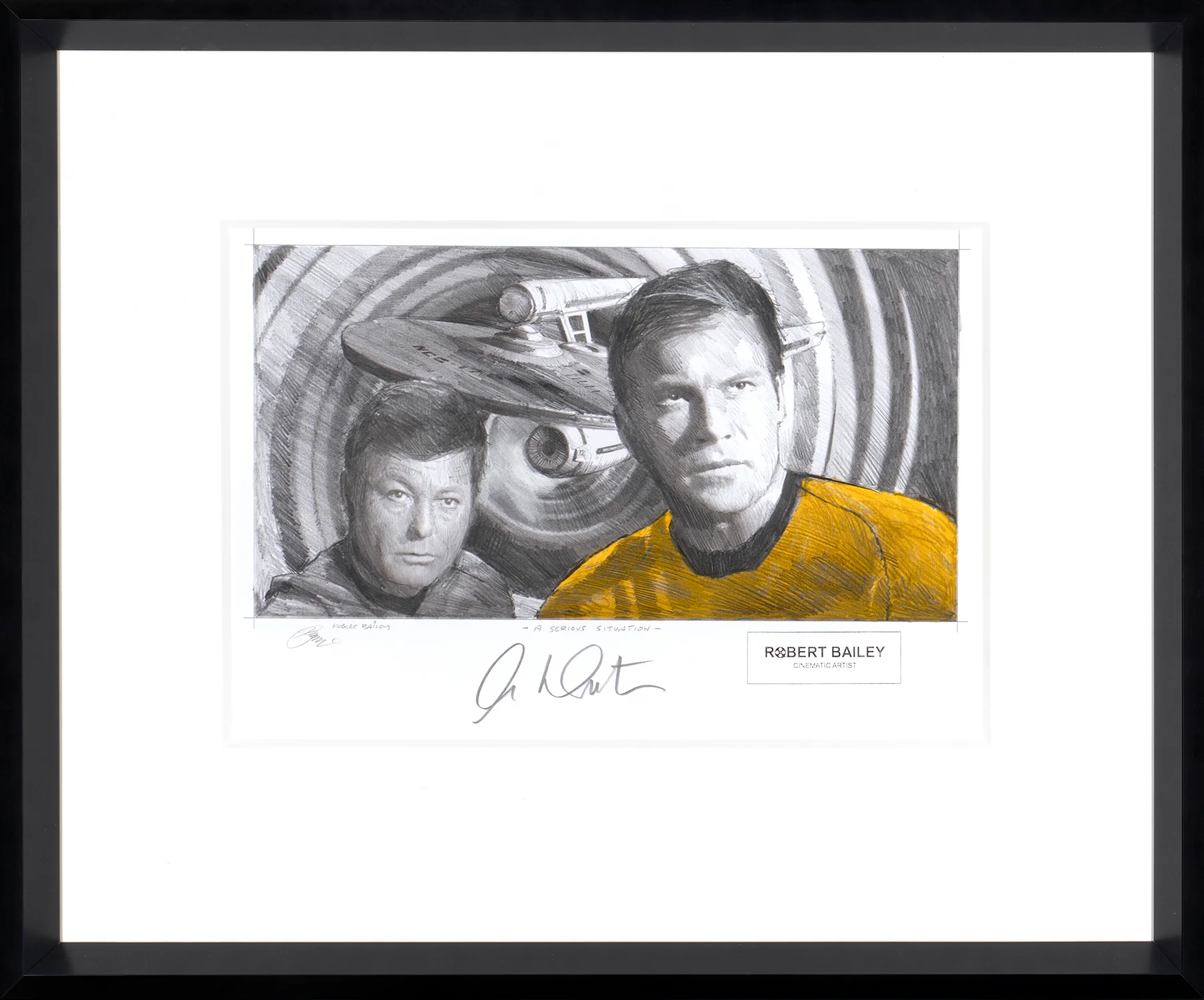 A Serious Situation | Hand-signed by William Shatner - Image 4