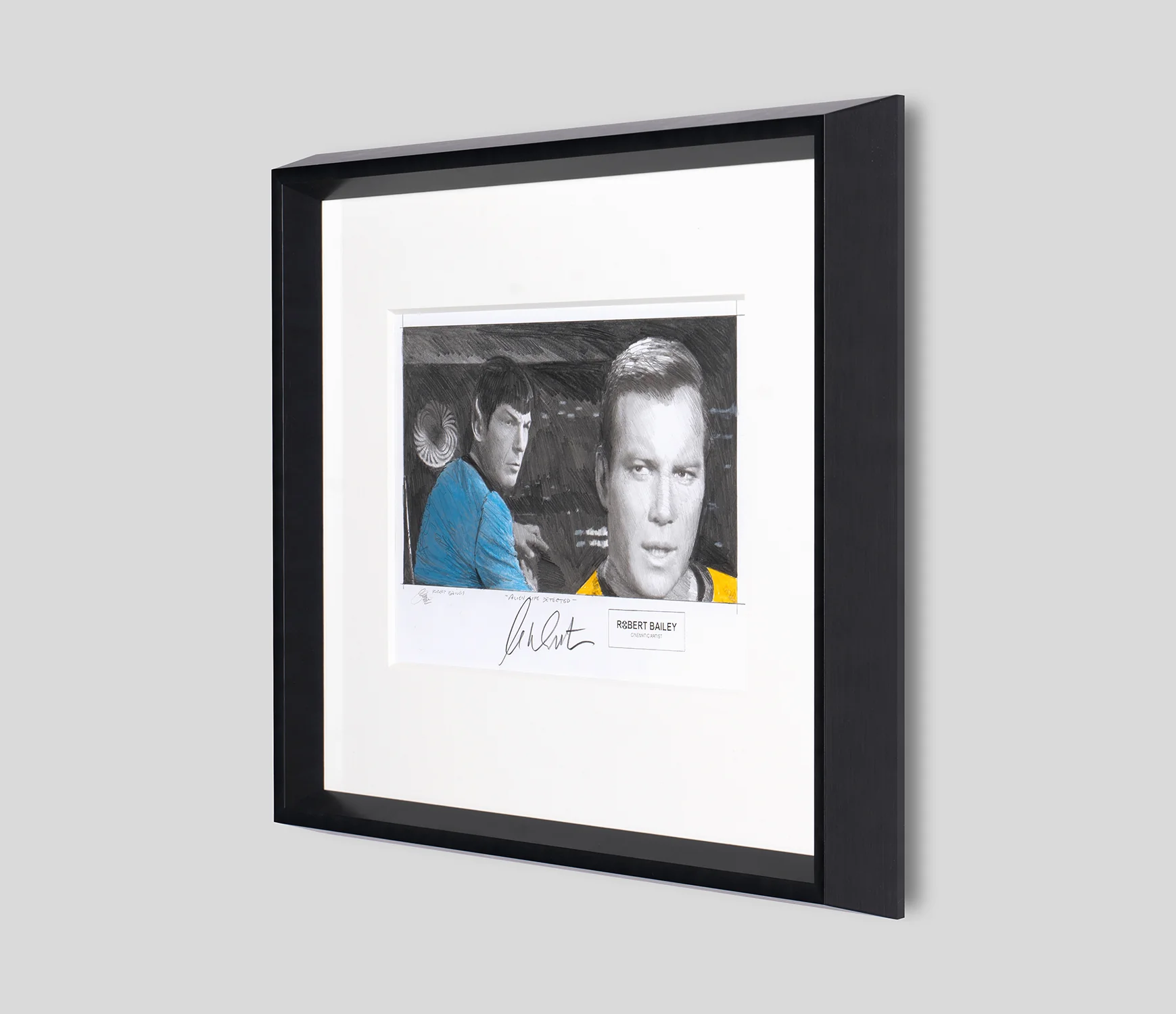 Alien Life Detected | Hand-signed by William Shatner - Image 2