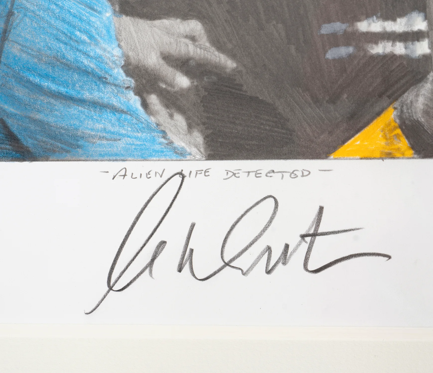 Alien Life Detected | Hand-signed by William Shatner - Image 6