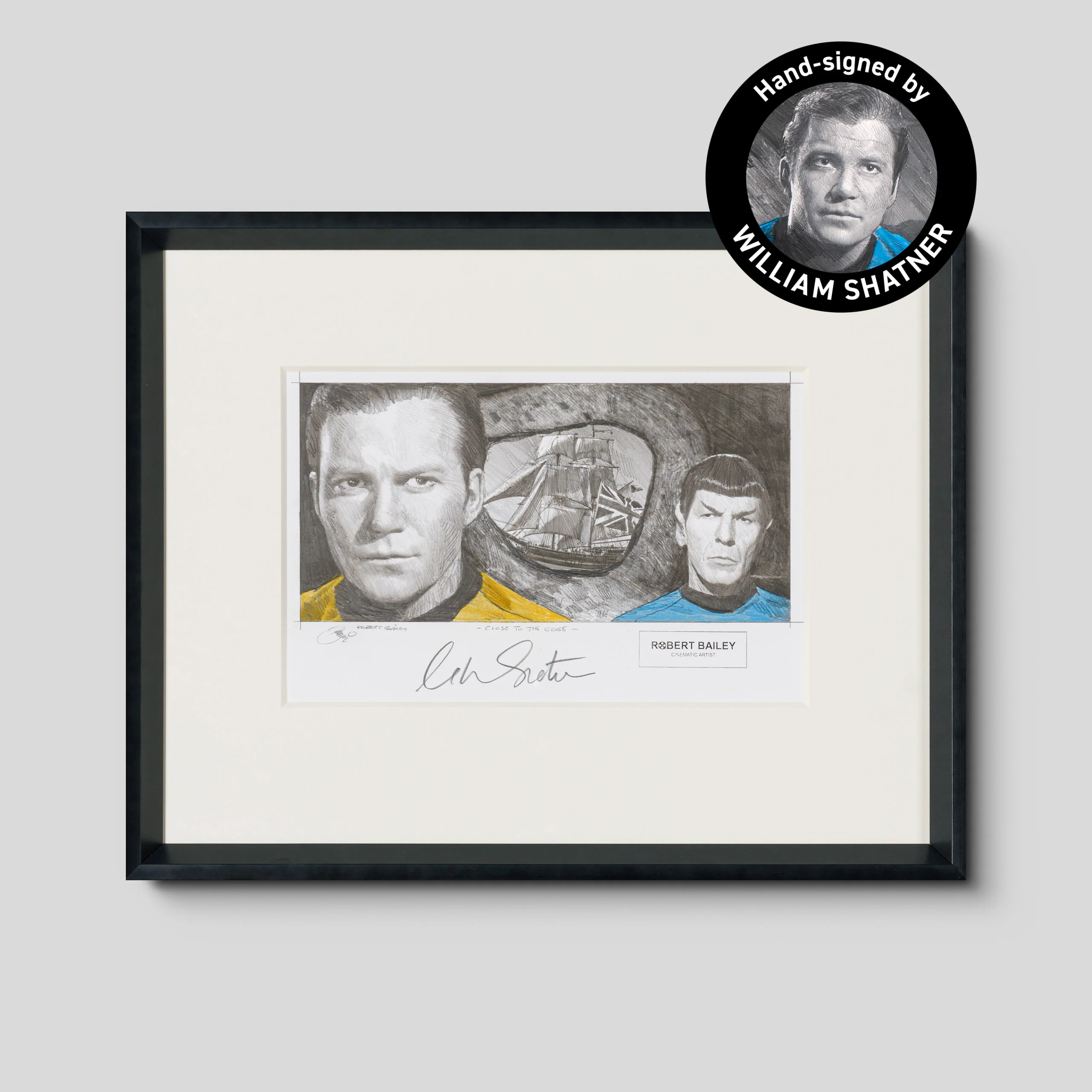 Close To The Edge | Hand-signed by William Shatner