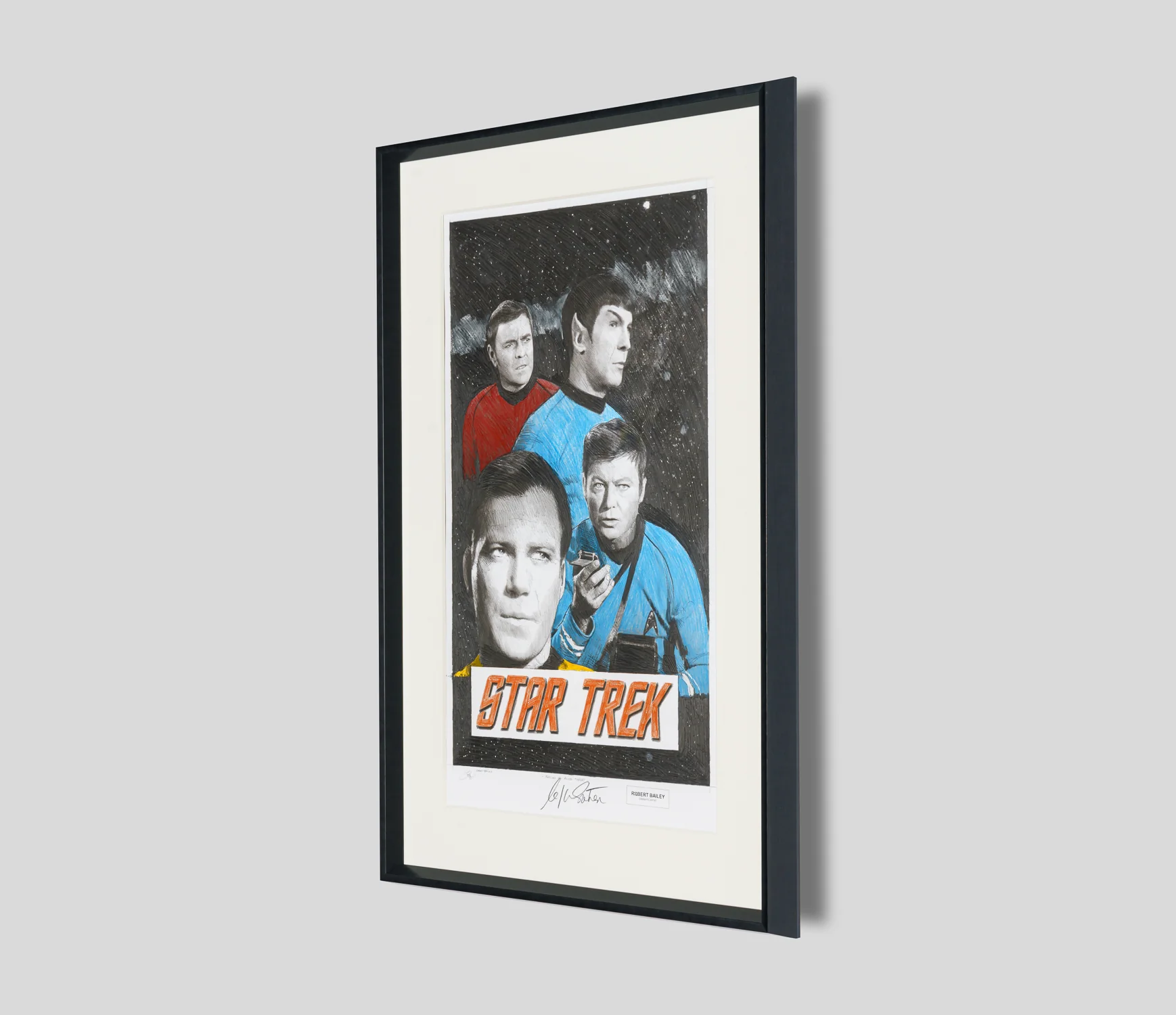 Facing An Alien Threat | Hand-signed by William Shatner - Image 3
