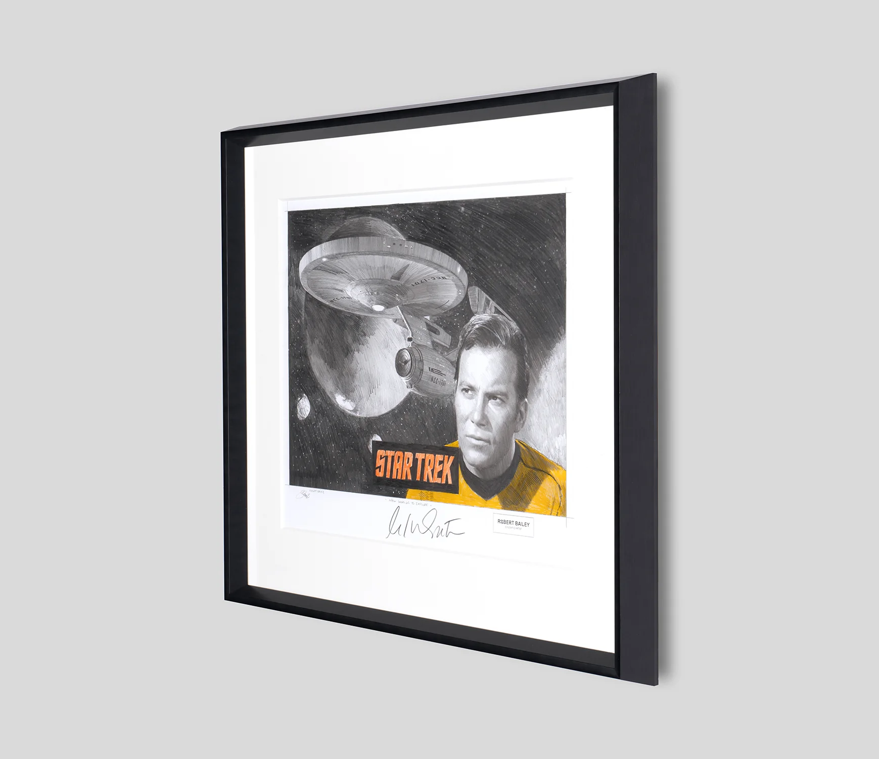 New Worlds To Explore | Hand-signed by William Shatner - Image 2