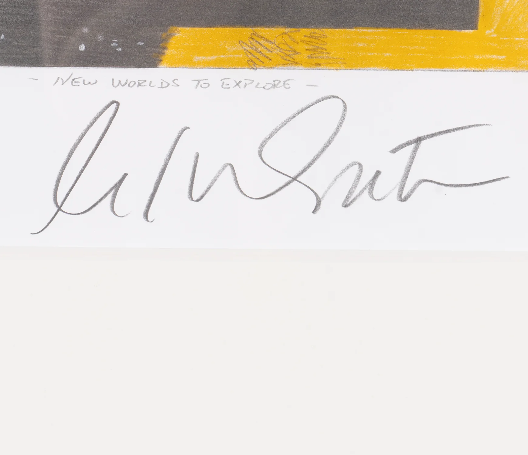 New Worlds To Explore | Hand-signed by William Shatner - Image 3