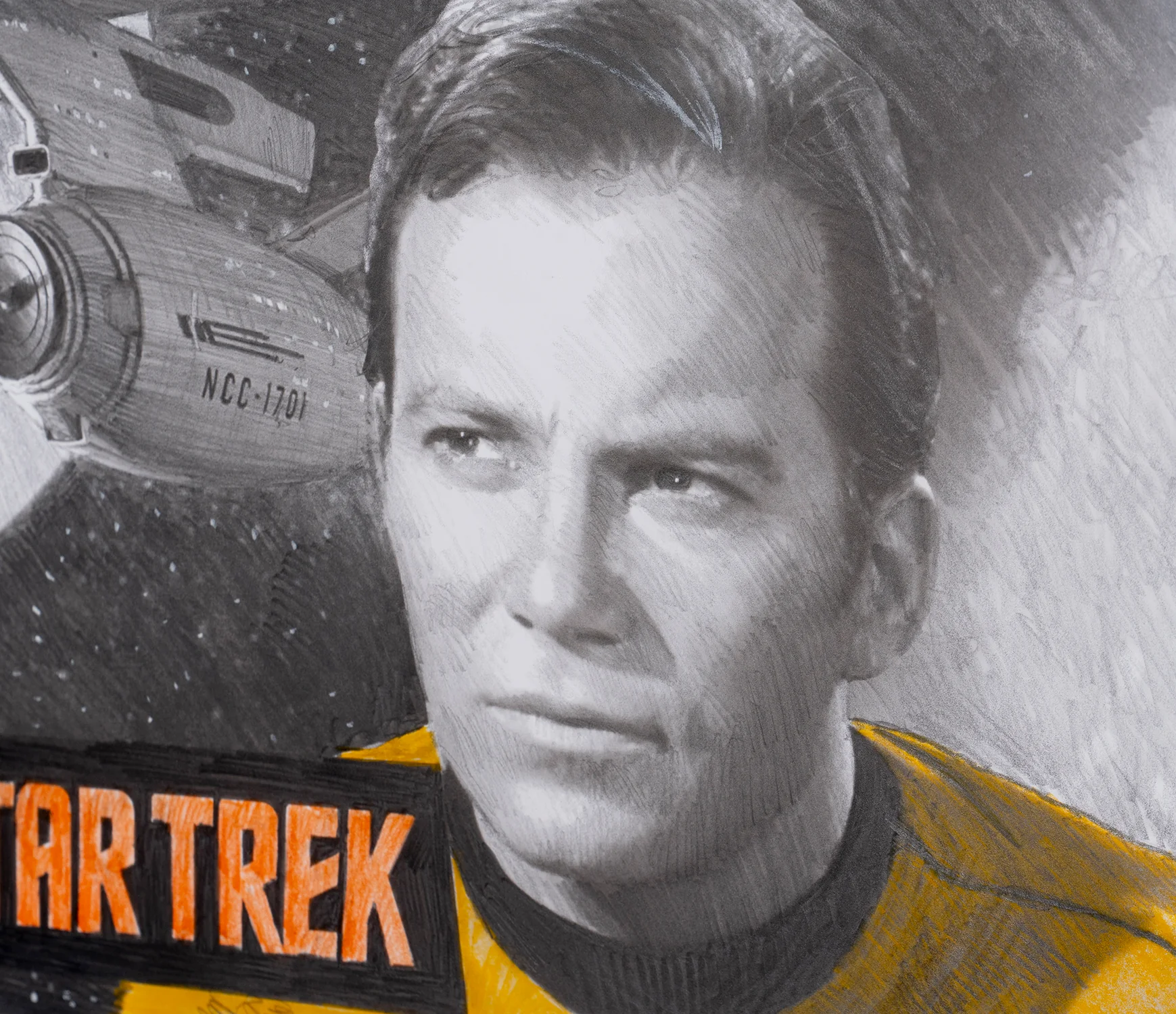 New Worlds To Explore | Hand-signed by William Shatner - Image 4