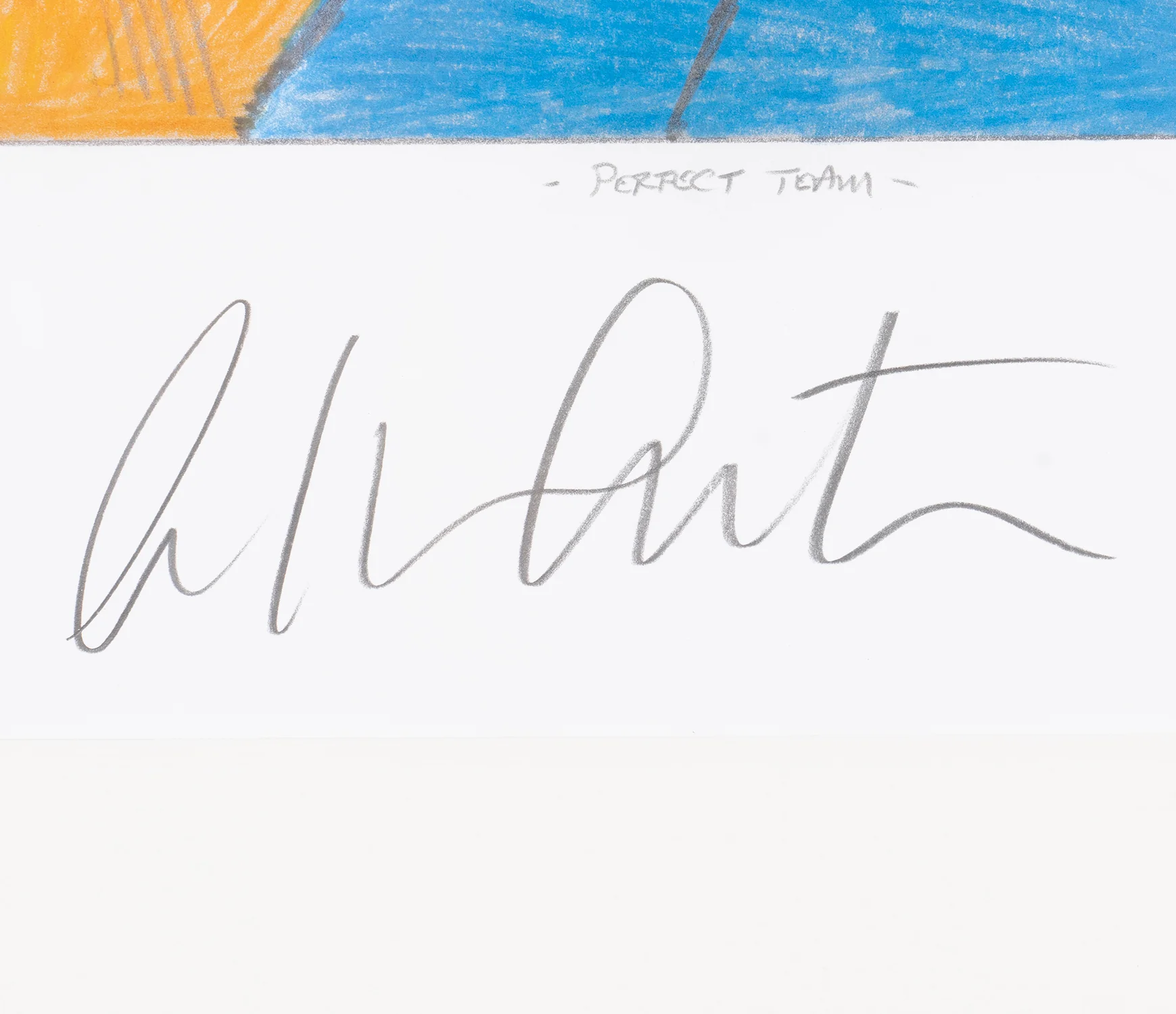 Perfect Team | Hand-signed by William Shatner - Image 3