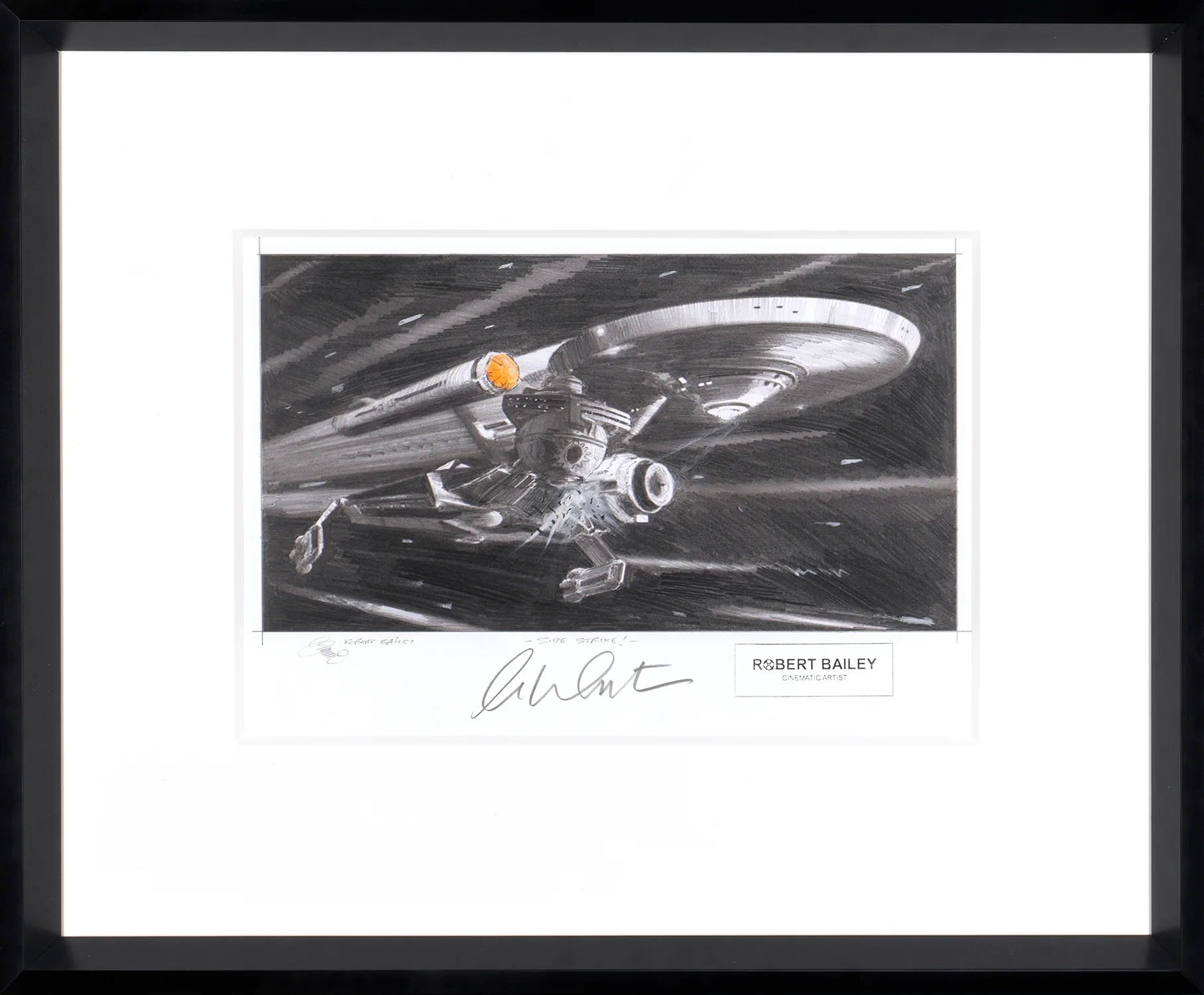 Side Strike | Hand-signed by William Shatner - Image 5