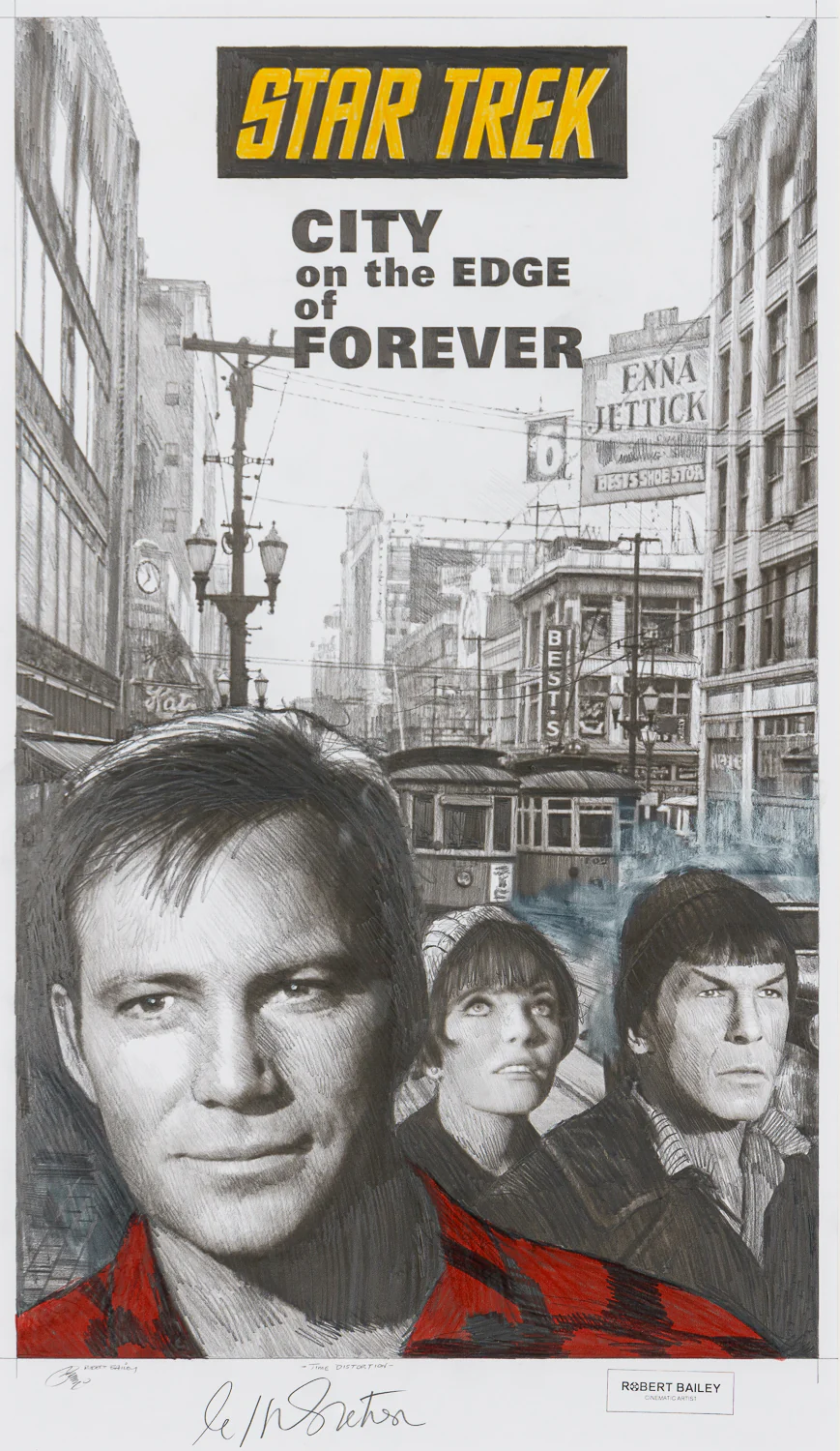 Time Distortion | Hand-signed by William Shatner - Image 4