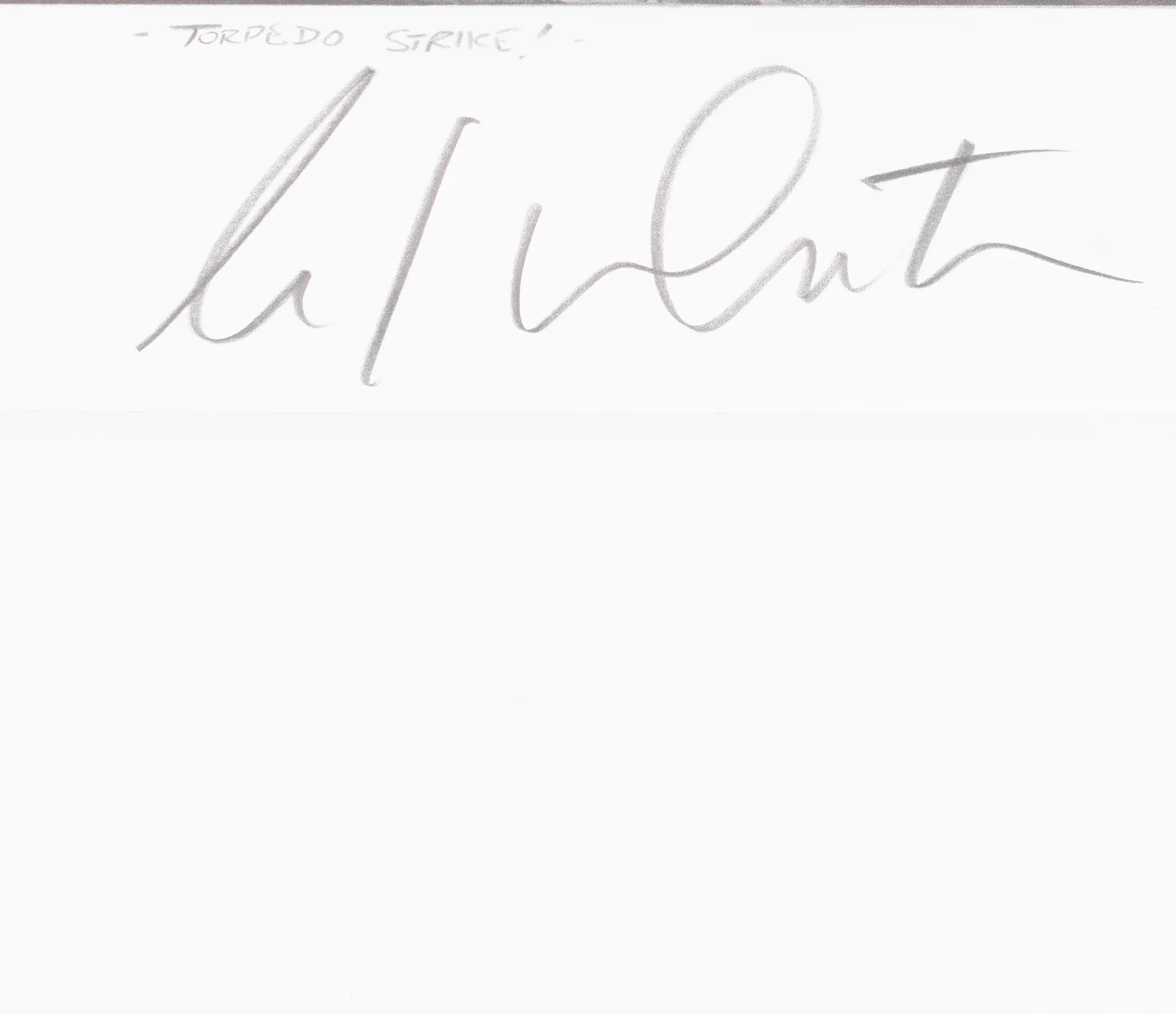 Torpedo Strike | Hand-signed by William Shatner - Image 4