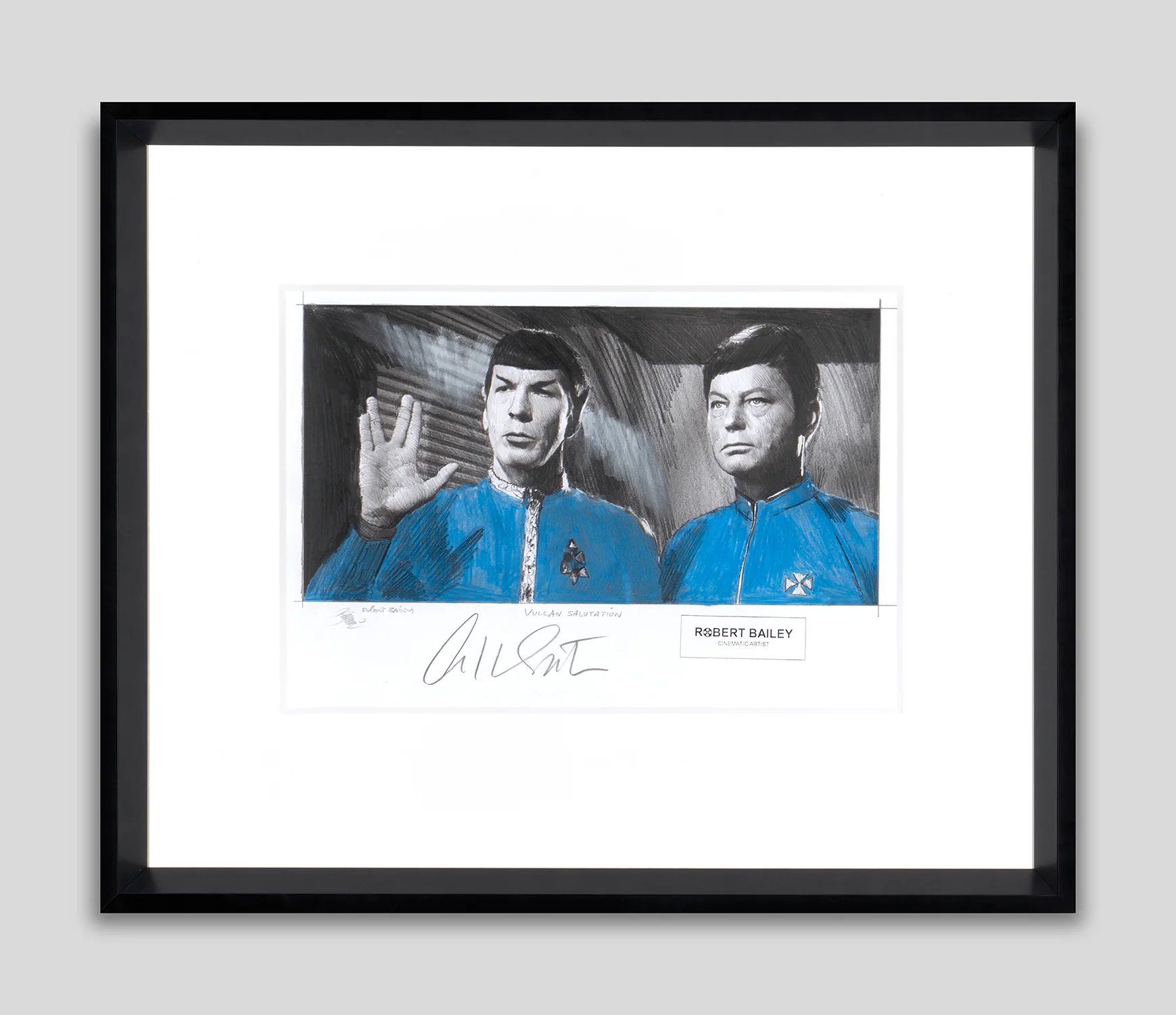 Vulcan Salutation | Hand-signed by William Shatner