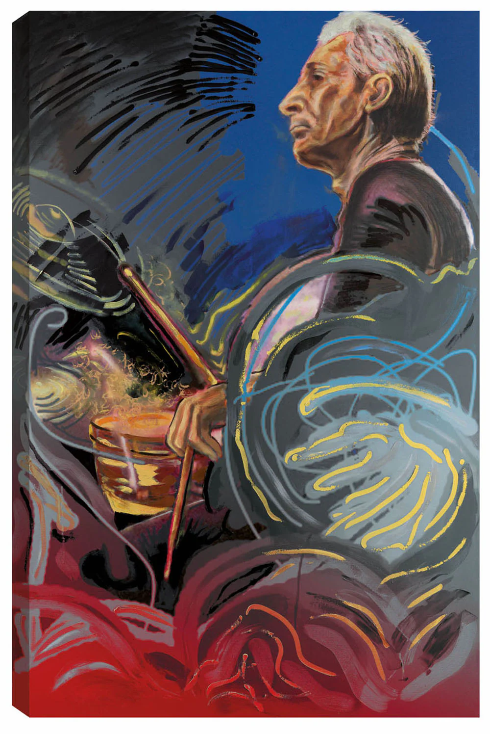 The Blue Smoke Suite - Charlie - Boxed Canvas Edition - Image 3