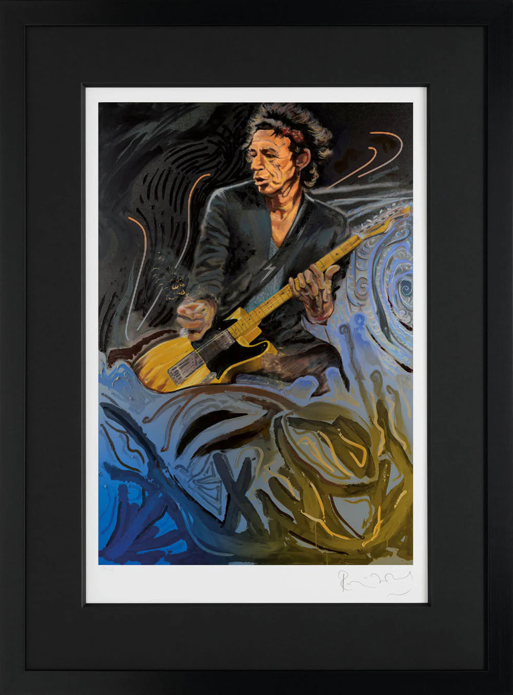 The Blue Smoke Suite - Keith - Giclee on Paper Edition